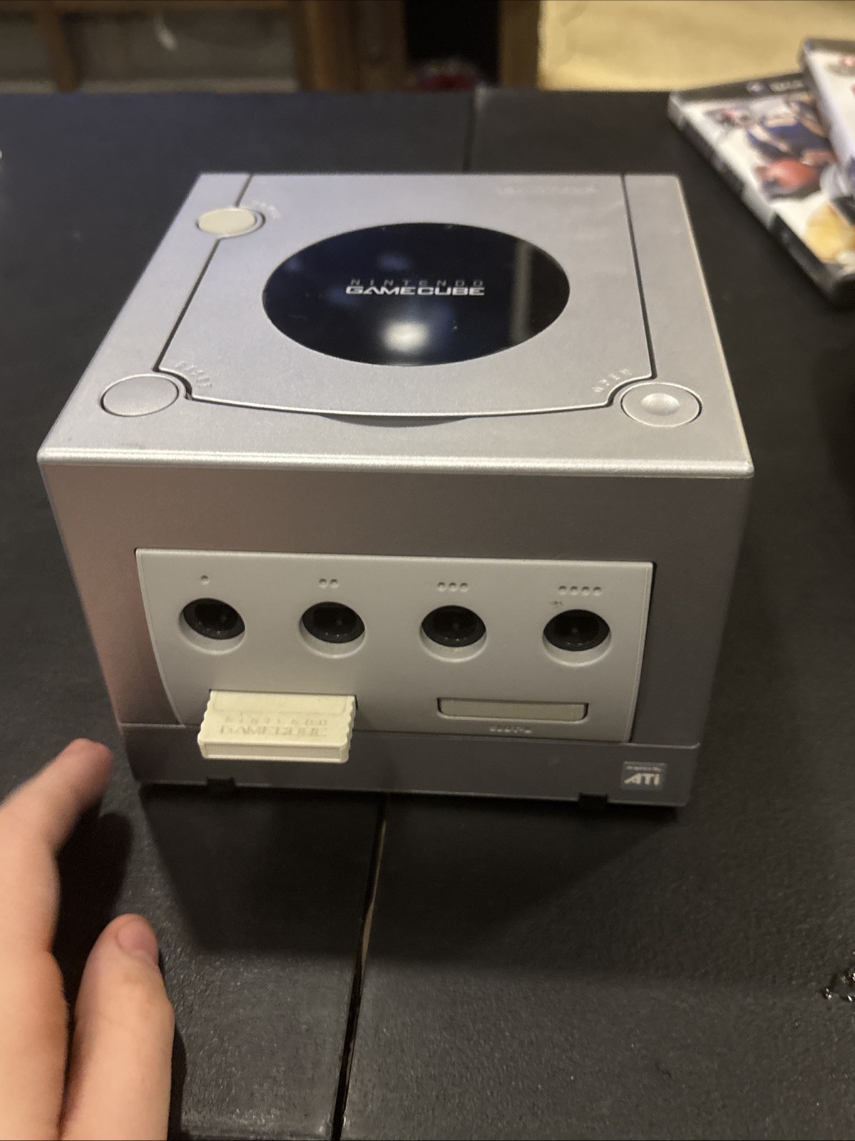 Nintendo GameCube Platinum Bundle – Silver With 3 Controllers & 3 Games