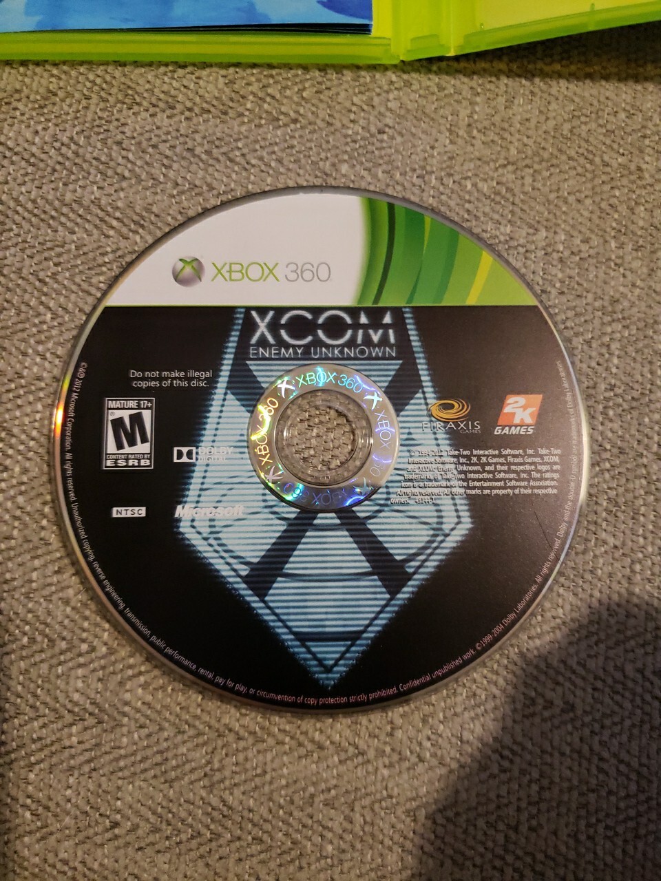 XCOM: Enemy Unknown (Microsoft Xbox 360, 2012) – Disc Only – NO TRACKING