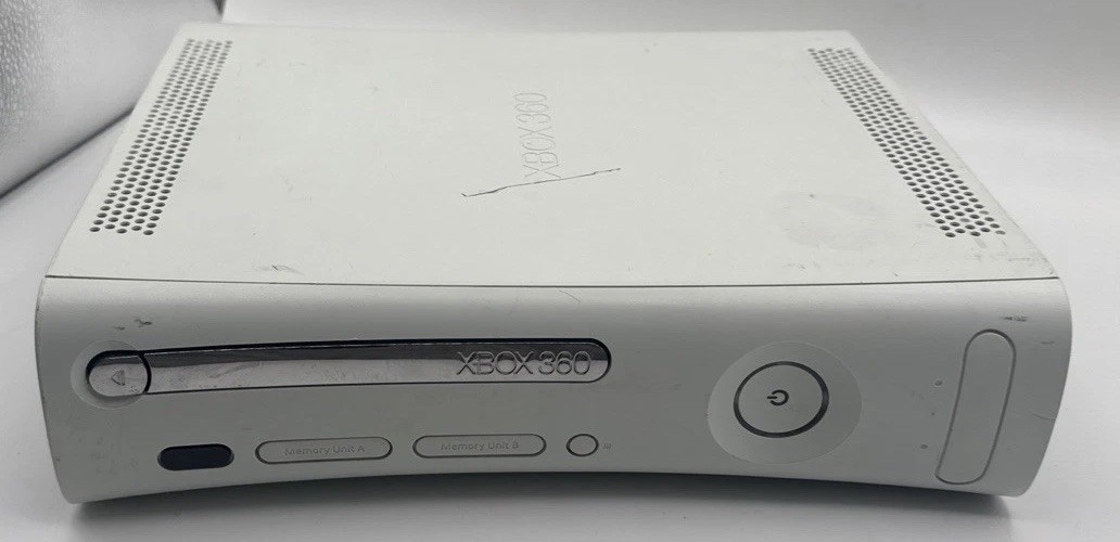 Microsoft Xbox 360 White Console Only Untested No Power Cord AS-IS