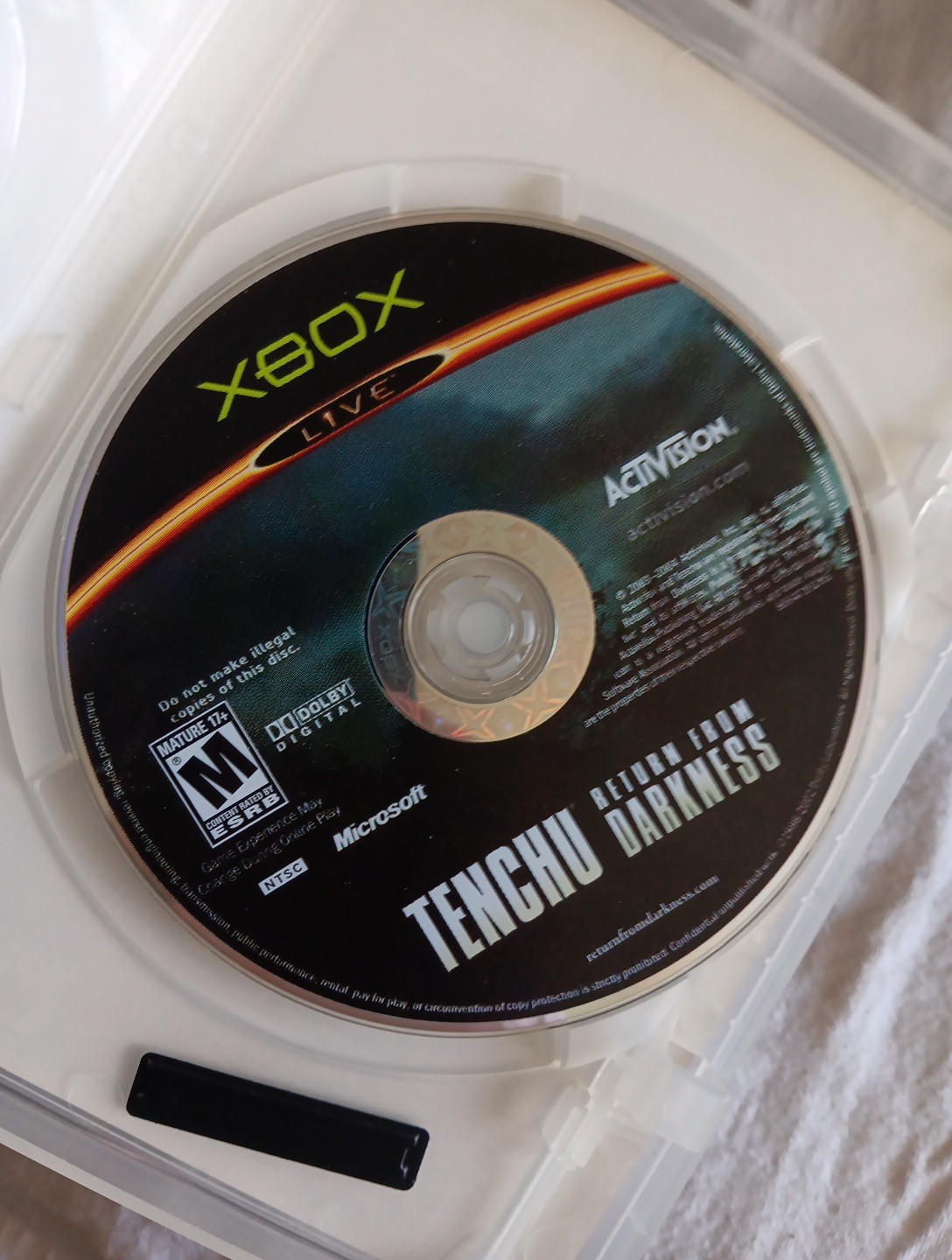 Tenchu: Return From Darkness (Microsoft Xbox 2004) Ships Free