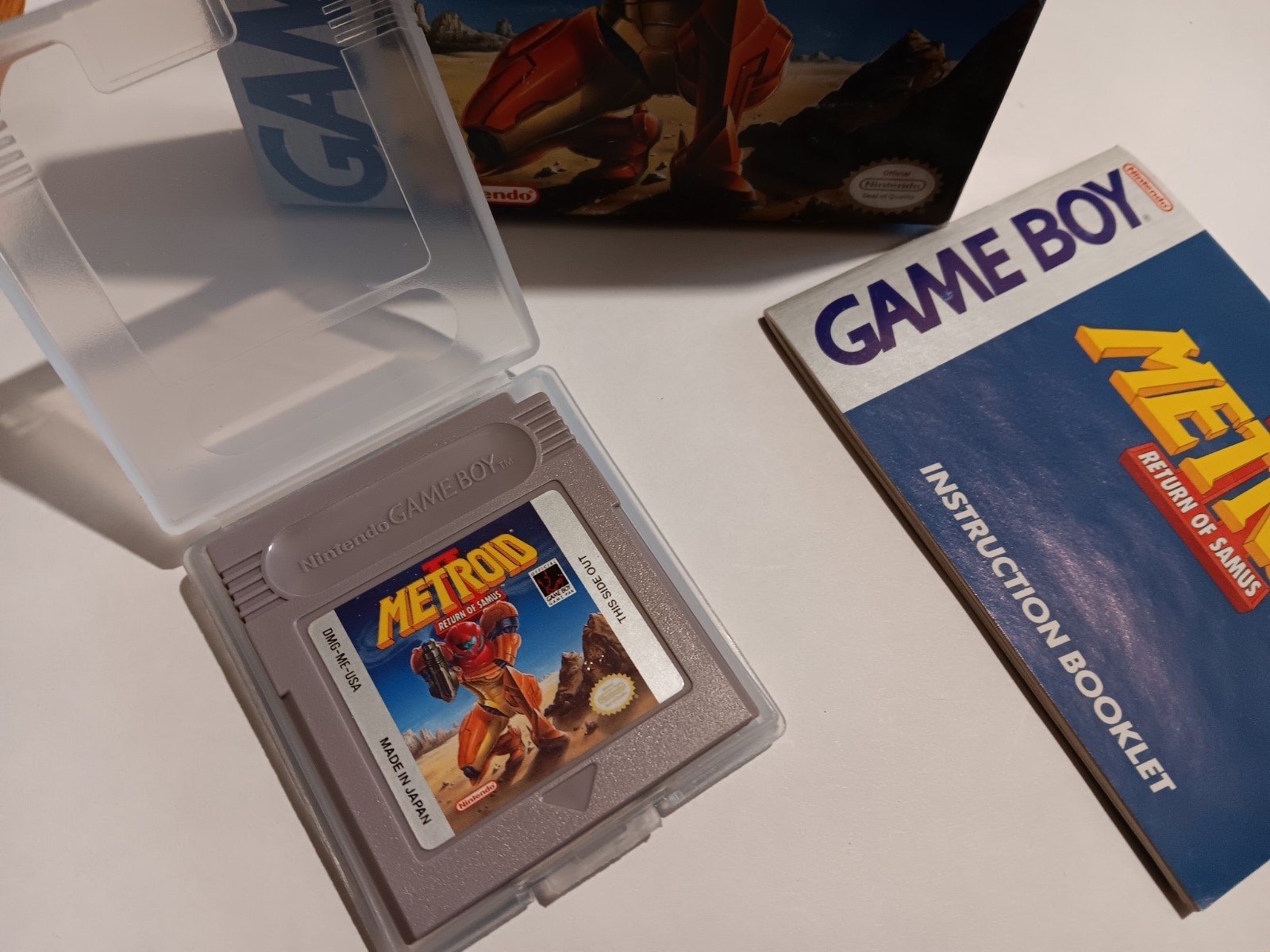 Metroid 2 Return of Samus Gameboy CIB Complete in Box Hardly Played