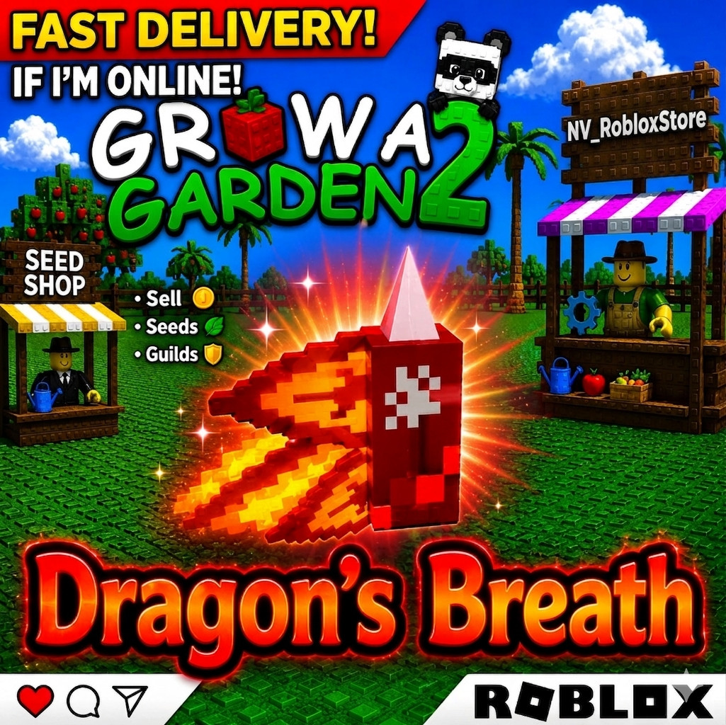 🌱Dragons Breath Seed 🌱 – 🪴Grow A Garden🪴 2 | GAG2 | FAST | EASY
