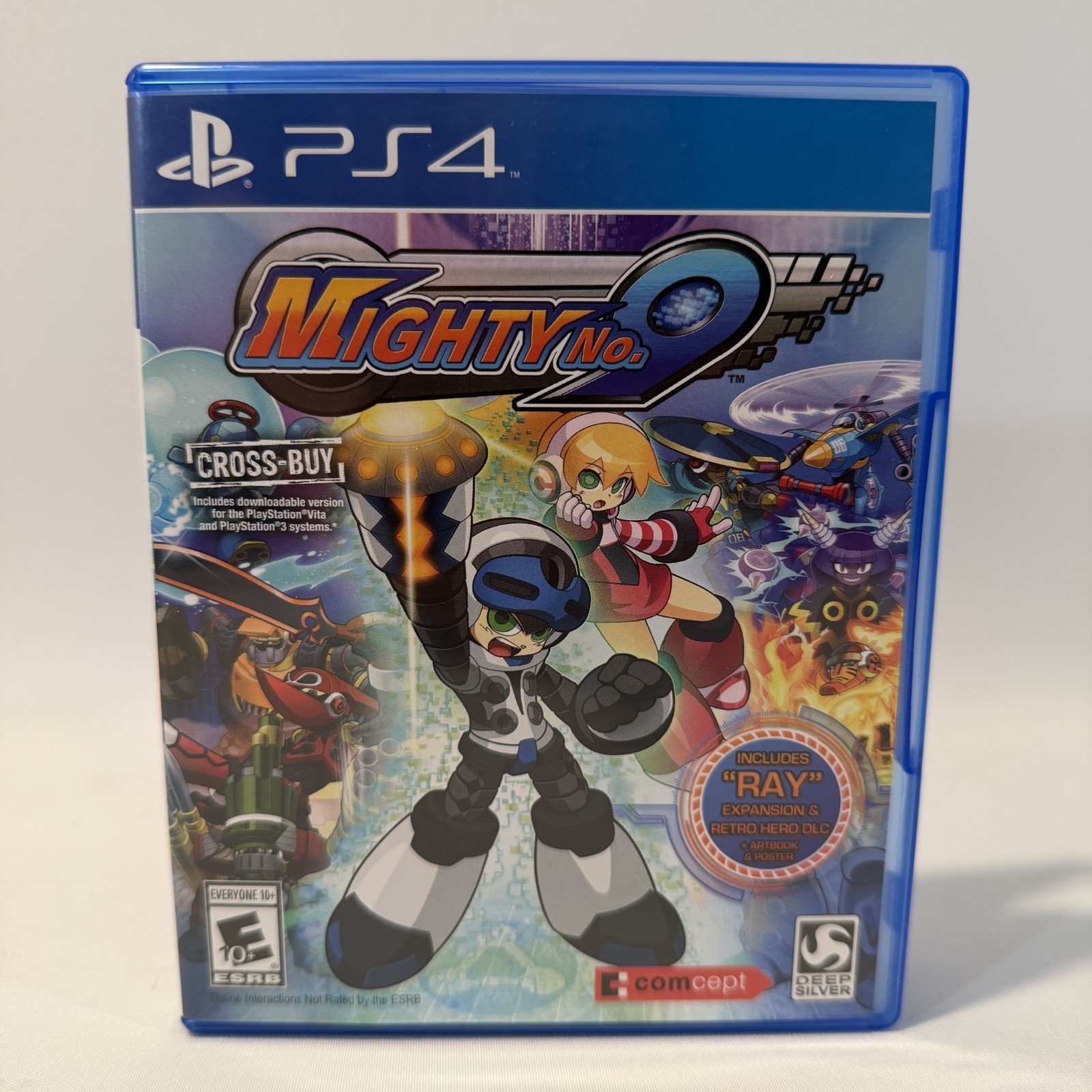 Mighty No. 9 PS4 Sony Deep Silver Action Platformer Side Scroller Video Game CIB