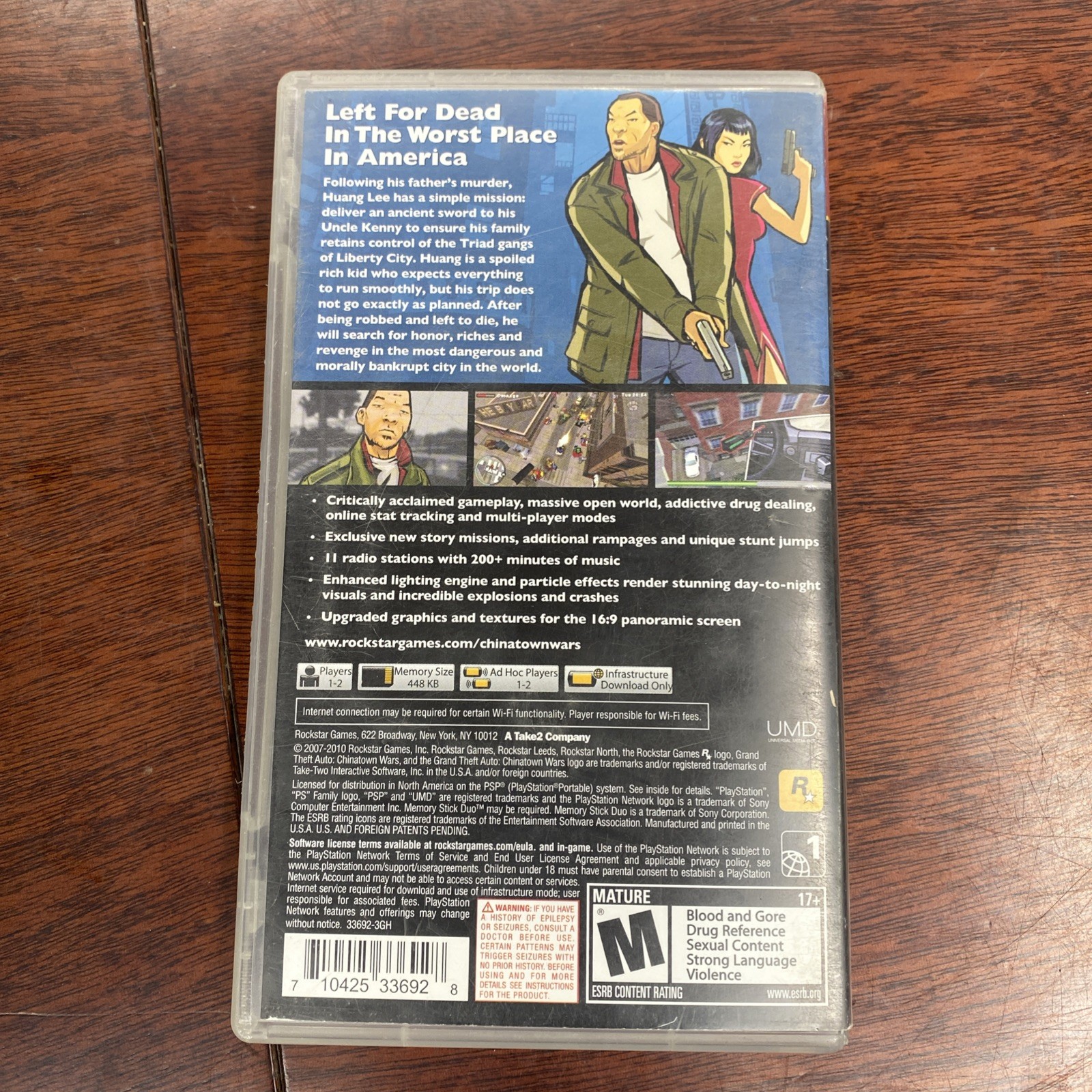 SONY PSP: Grand Theft Auto “Chinatown Wars”