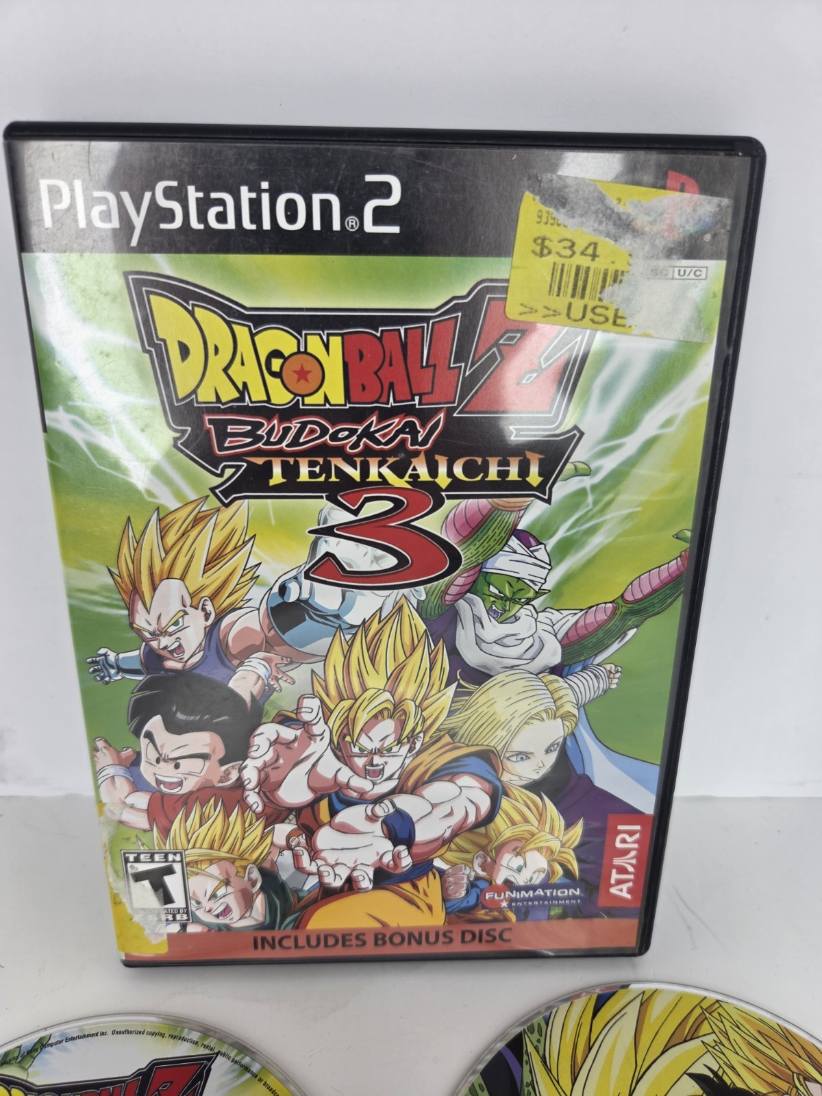 Dragon Ball Z: Budokai Tenkaichi 3 (Sony PlayStation 2), With Bonus Disc, Tested