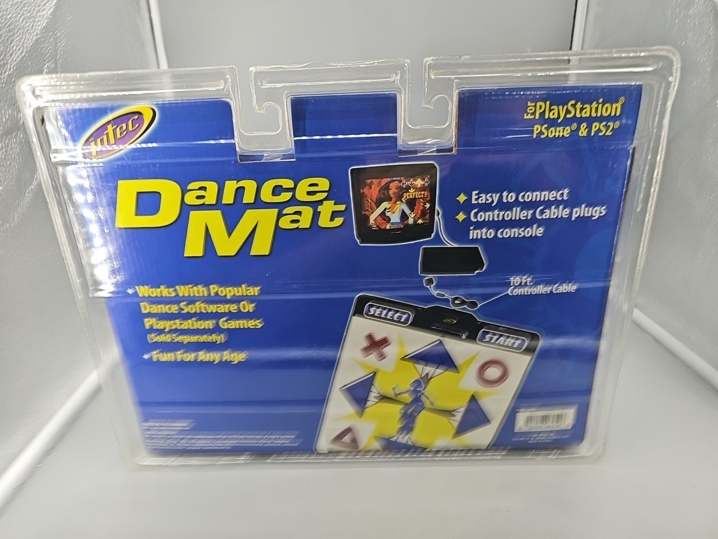 NEW SEALED Intec Dance Mat for PS2 and PS1 Complete In Box