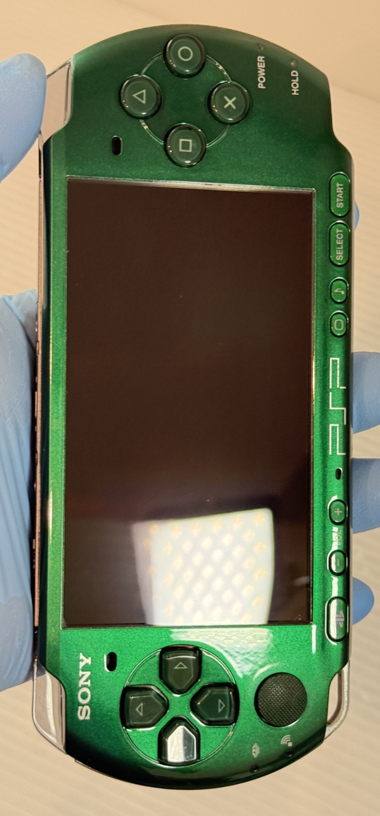Sony PSP-3000 PSP 3000 Console Green Rare Color Region free w/4GB – Very Good