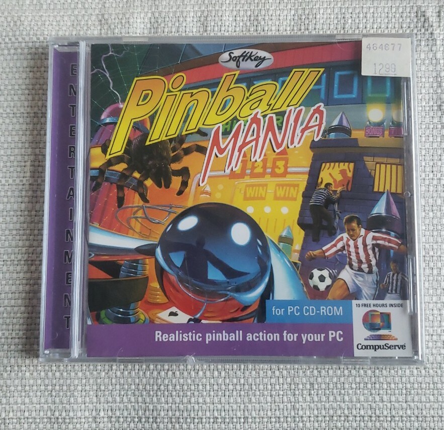 Pinball Mania PC Game Software By Softkey Factory Sealed