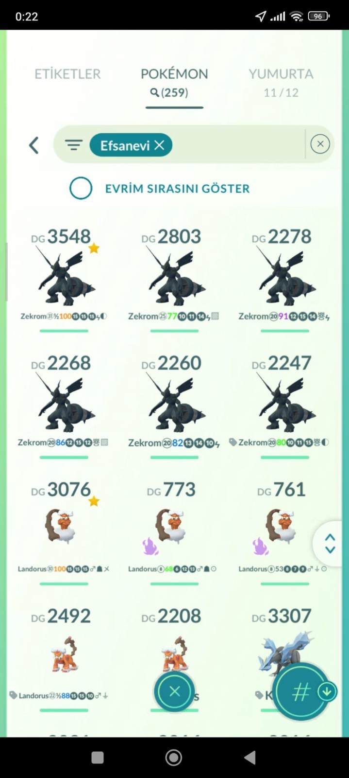 Pokémon Go Acc level 72 lvl – Hundo Shaymin 100iv – iv100 10 Legend