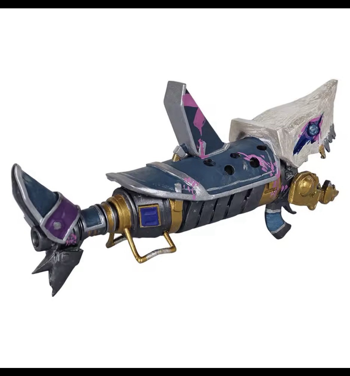 Fishbones Jinx Pistols Foam Gun league Of Legends Game Anime Cartoon 25.5”