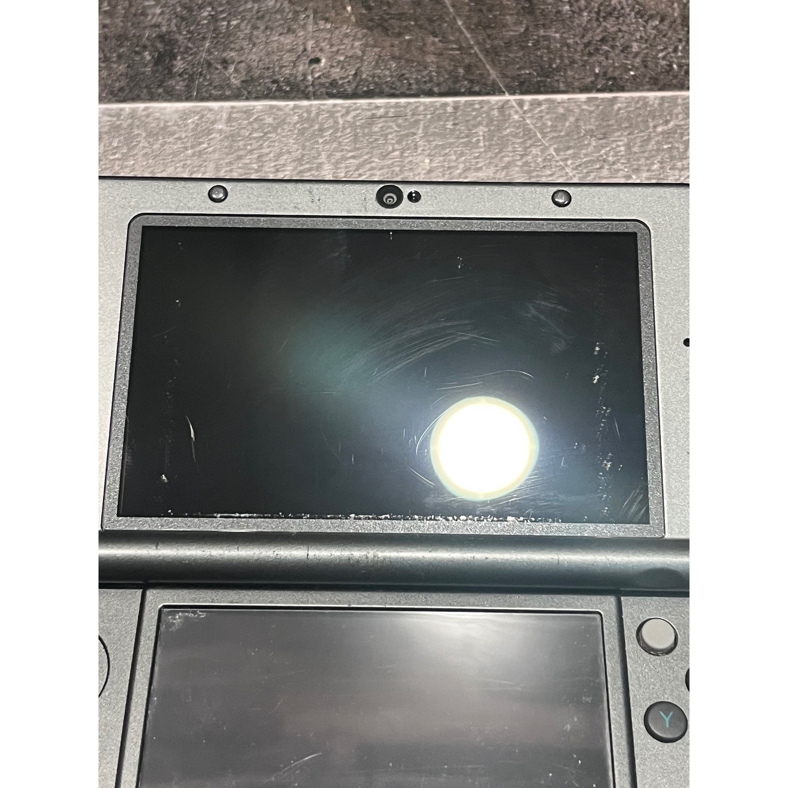 New Nintendo 3DS XL GRAY Handheld Console & OEM Charger RED-001 TESTED NO STYLUS