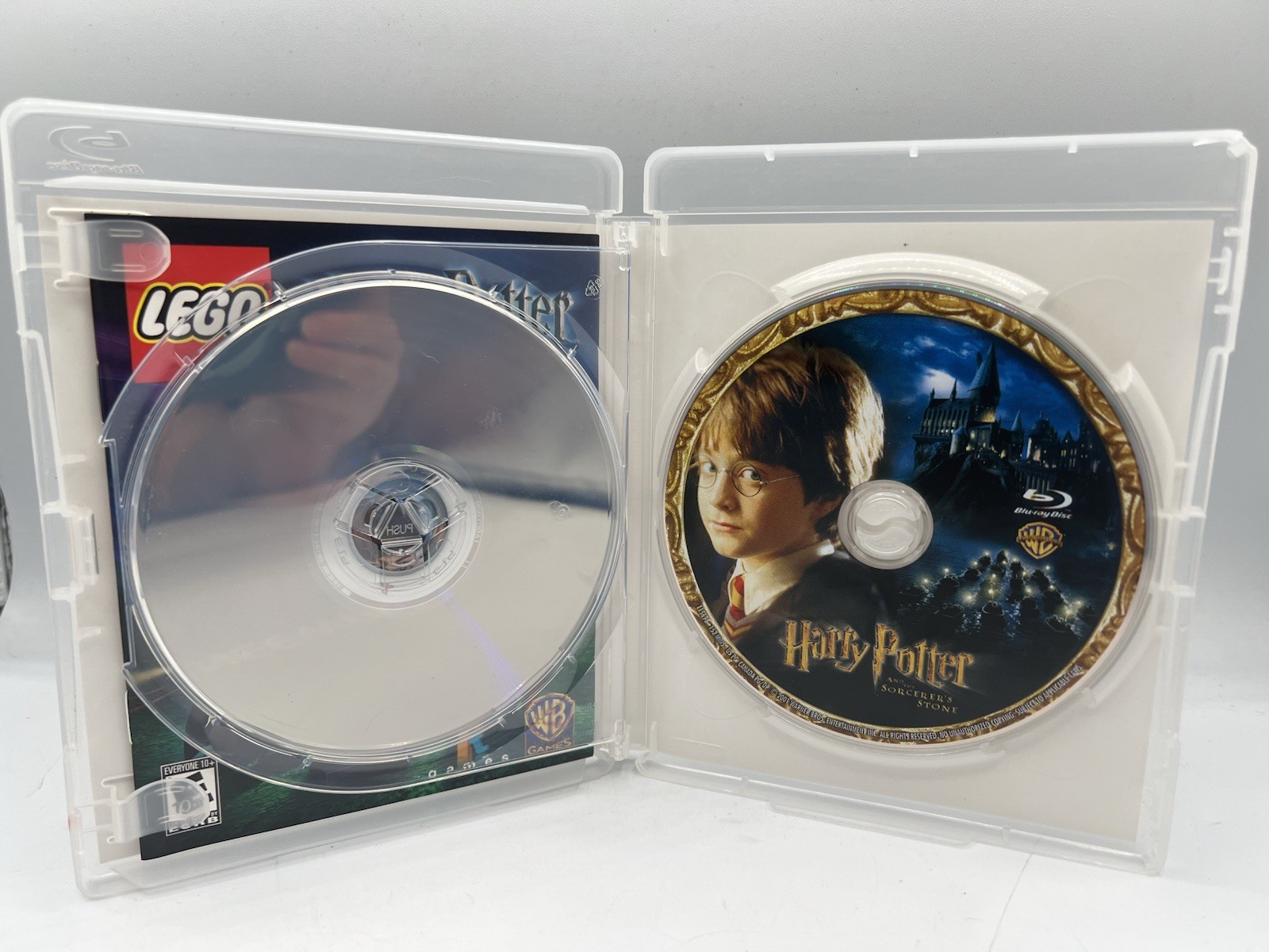 LEGO Harry Potter Years 1-4 + Harry Potter Blu Ray Movie PS3 PlayStation 3 CIB