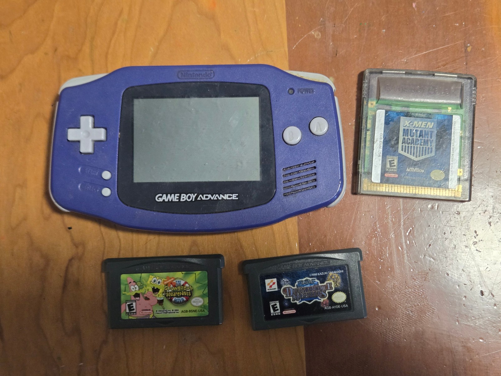 Gameboy Advance Blue tested working