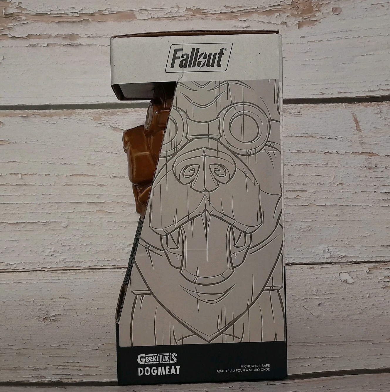 Geeki Tikis Fallout DogMeat Tiki Mug 16oz Ceramic Thinkgeek Bethesda NEW