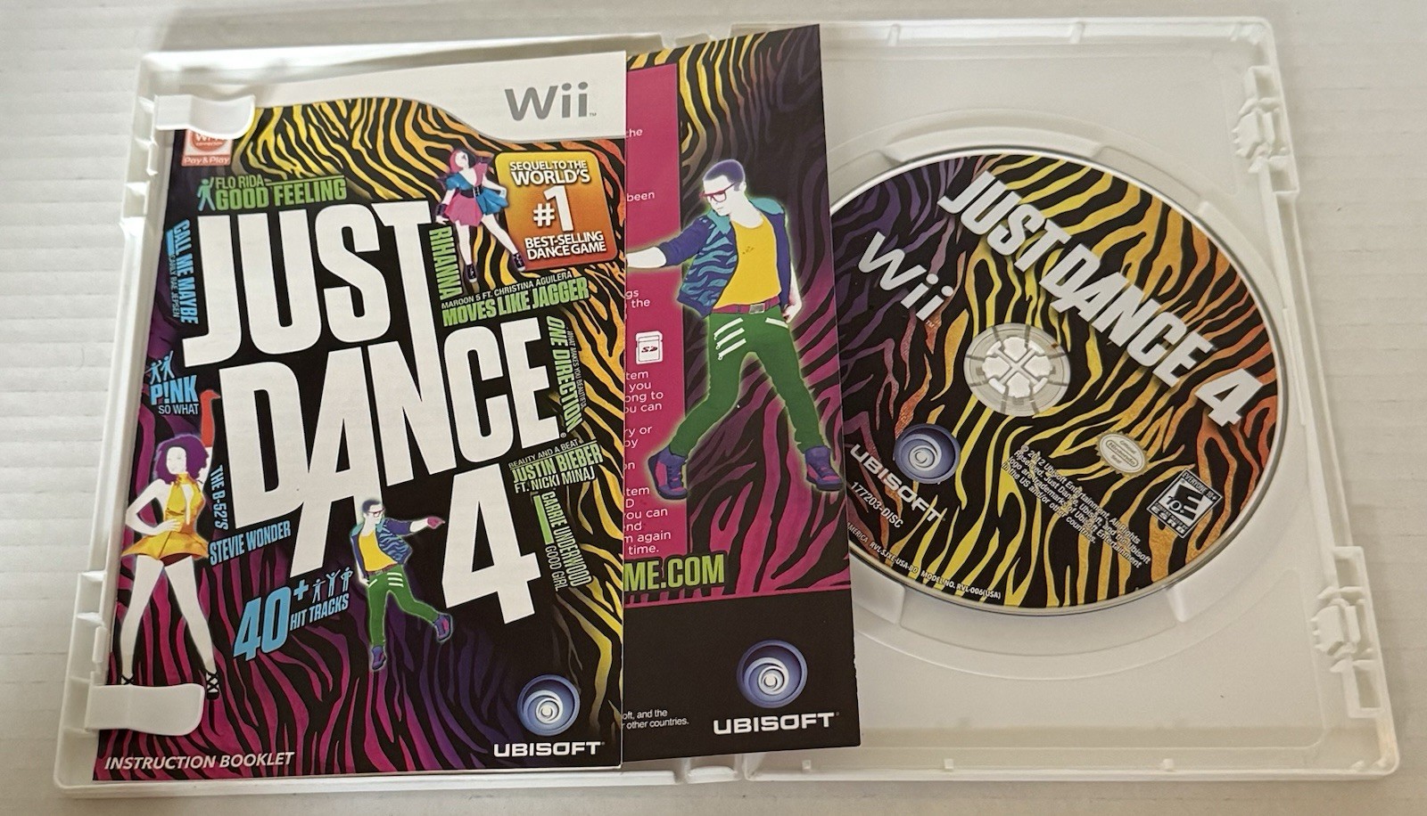 Just Dance 1, 2, 3, 4 & Summer Party (Nintendo Wii) Bundle -Complete CIB -Tested