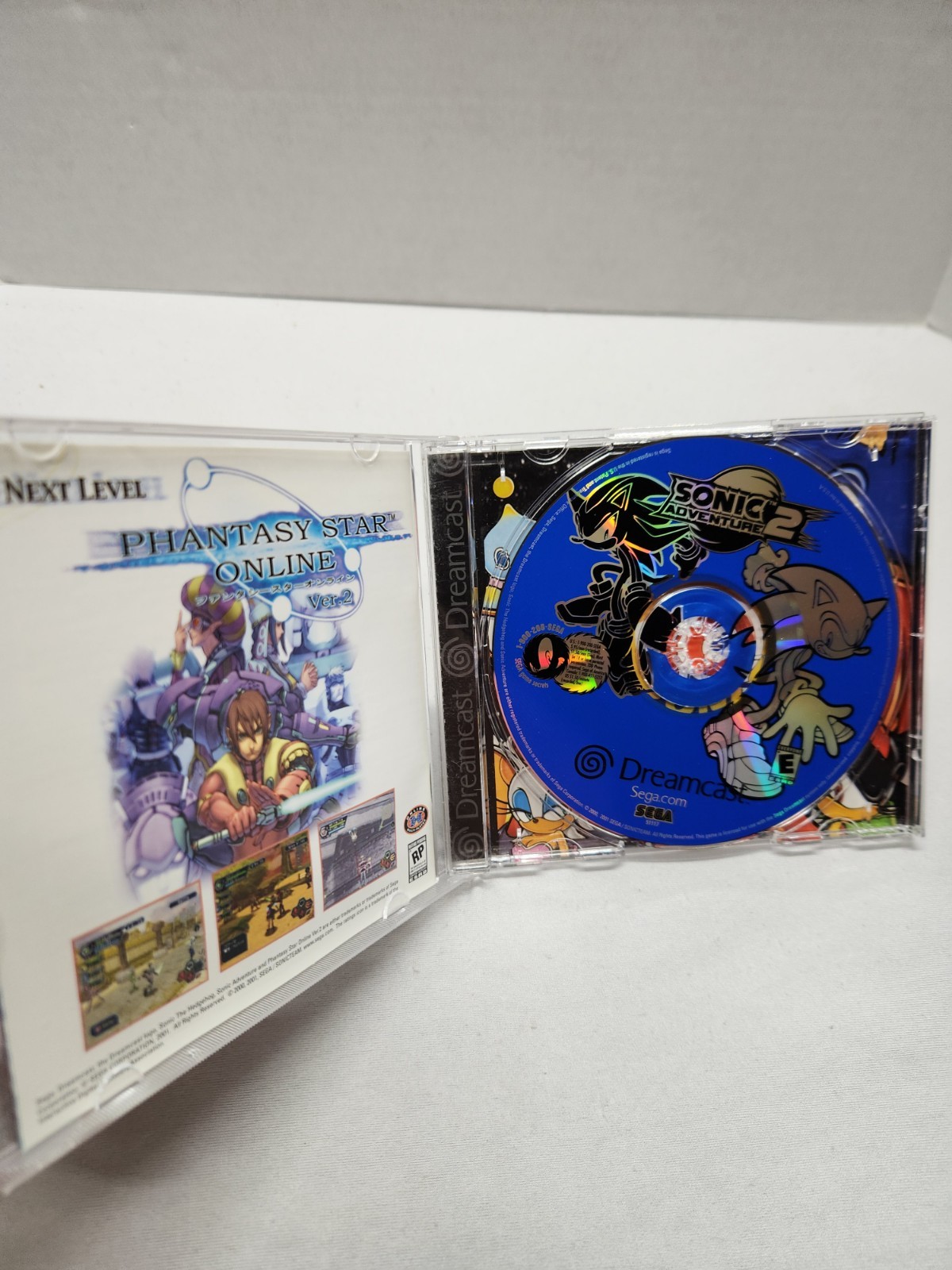Sonic Adventure 2 Sega Dreamcast Complete With Manual Case Disc