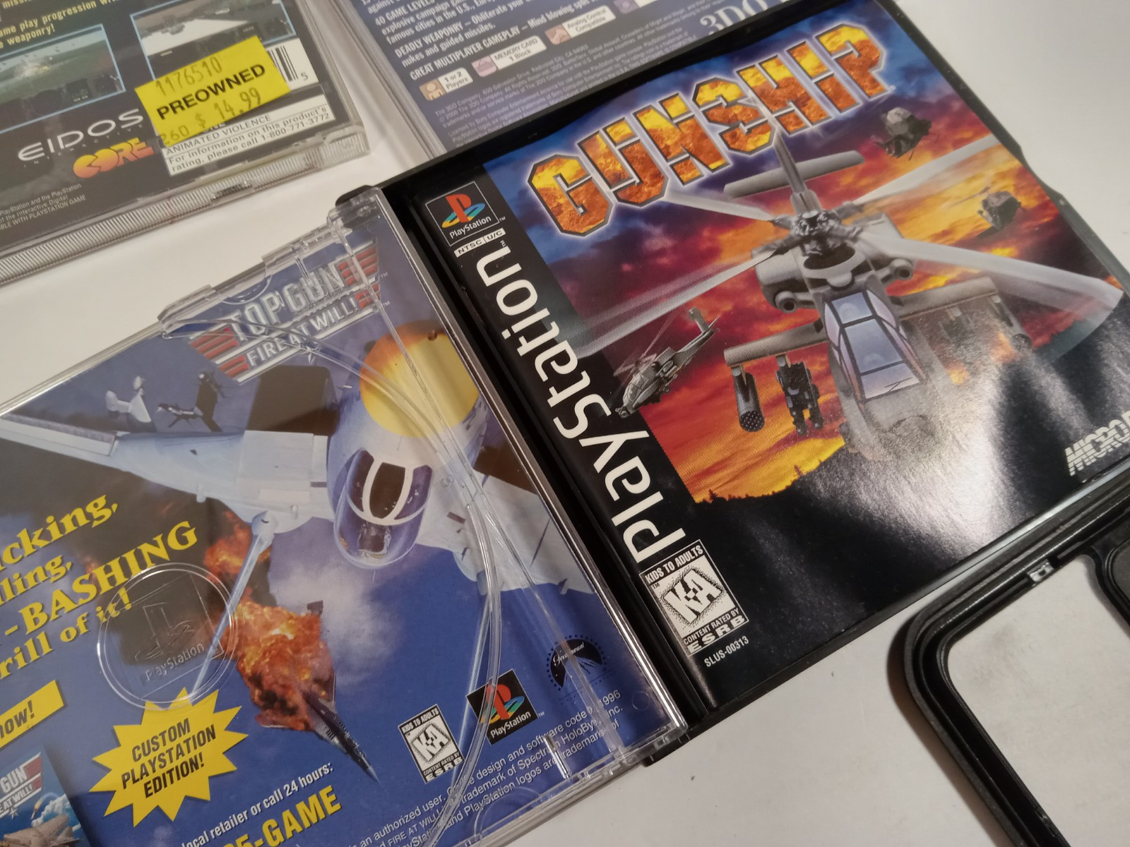 PS1 Lot CIB (Gunship, Shellshock, BattleTanx, Siphon Filter)