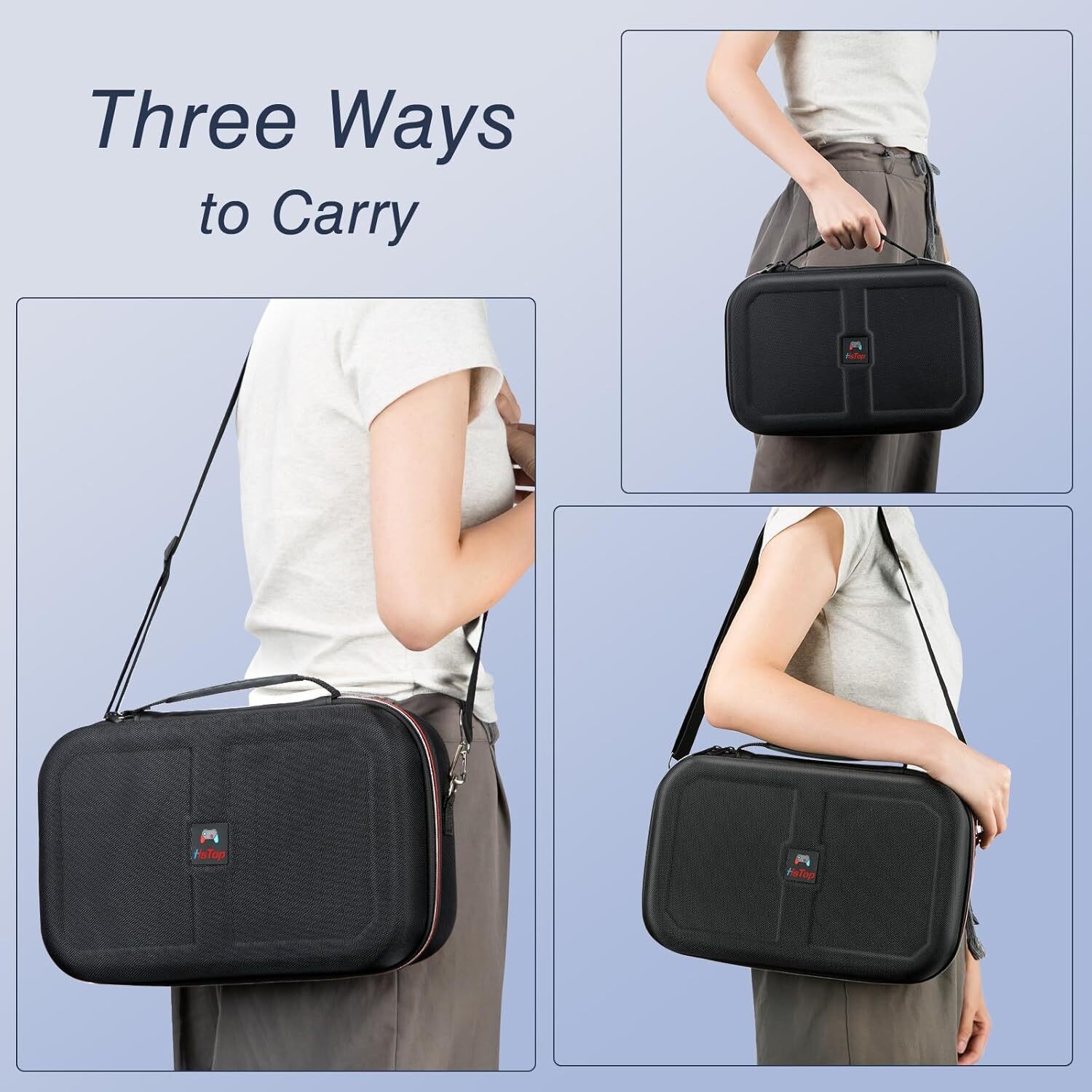 HSTOP Carrying Case for ROG Ally Large Storage Capacity Protective Travel Case