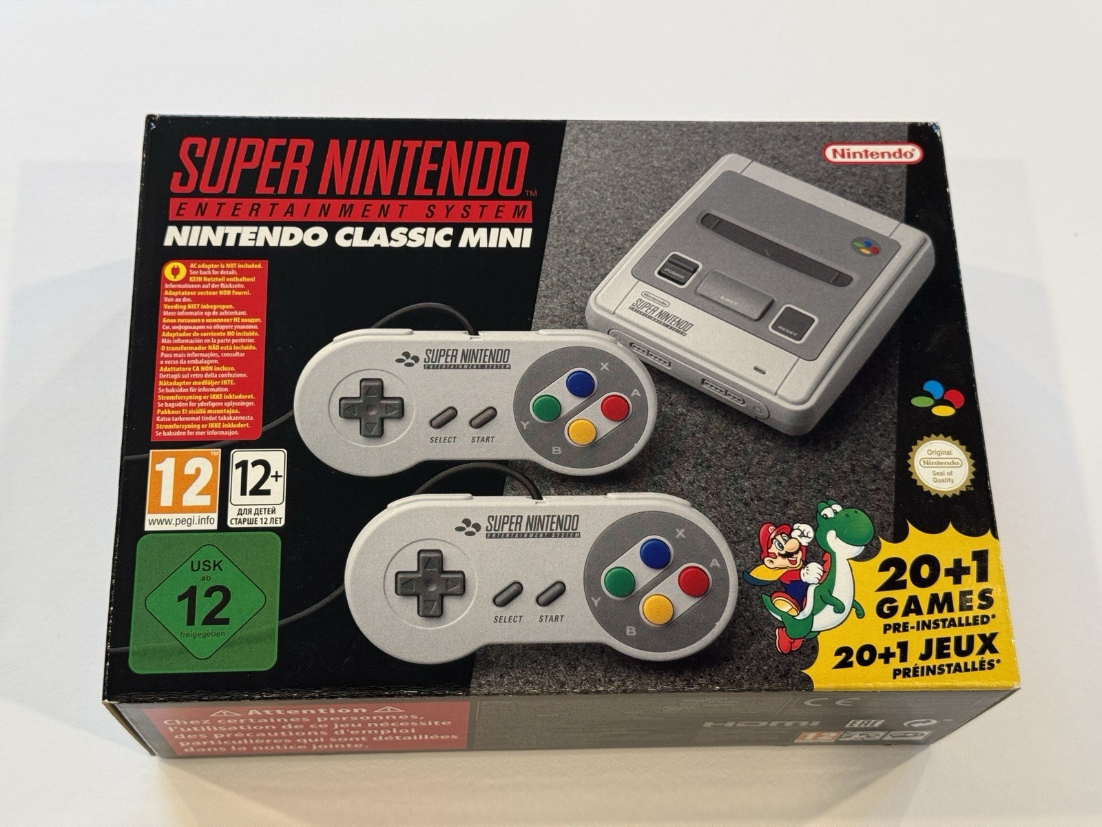 Super Nintendo Entertainment System SNES Classic Mini – PAL Edition 20+1 Games