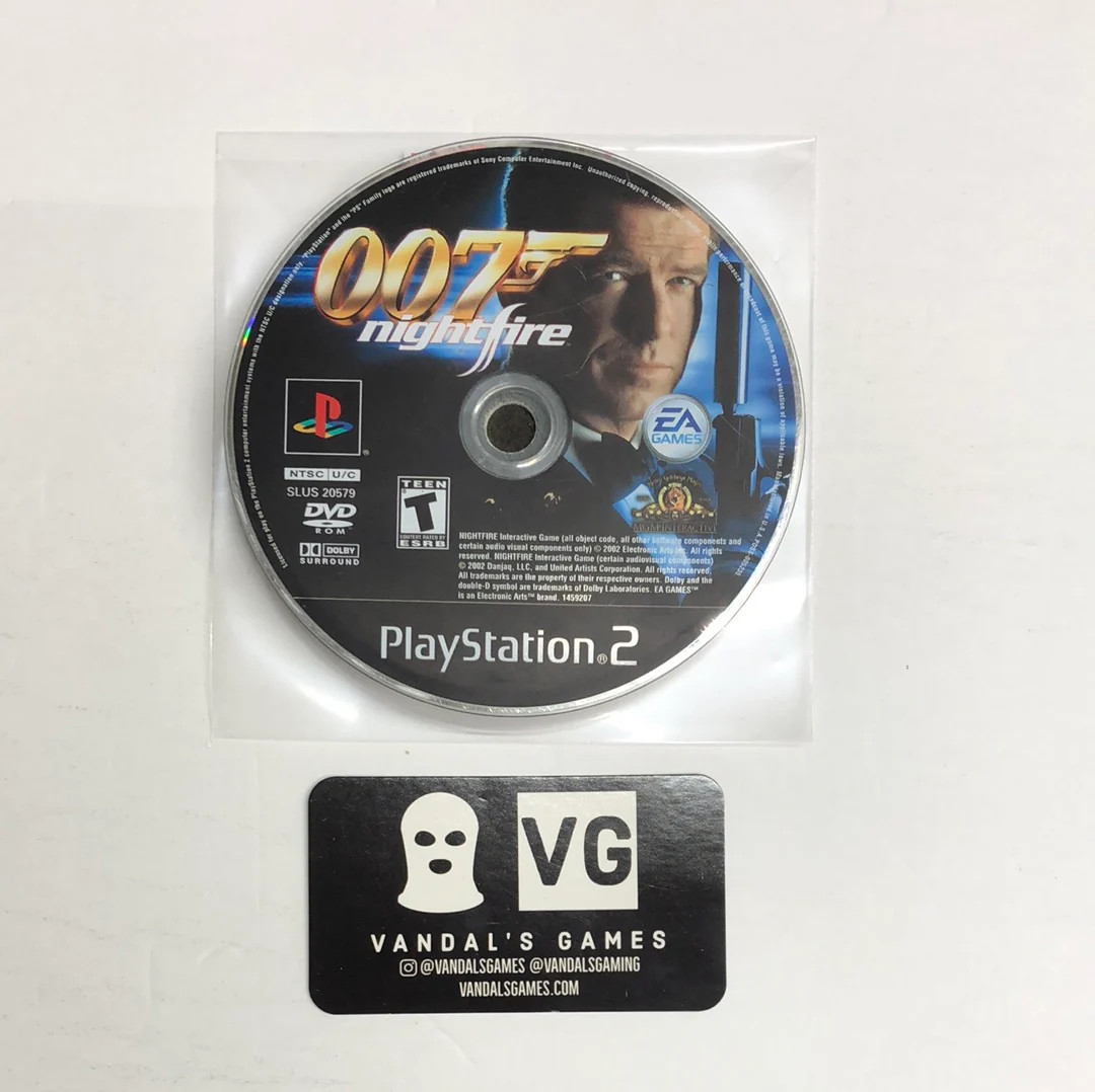 Ps2 – 007 Nightfire Sony PlayStation 2 Disc Only #111