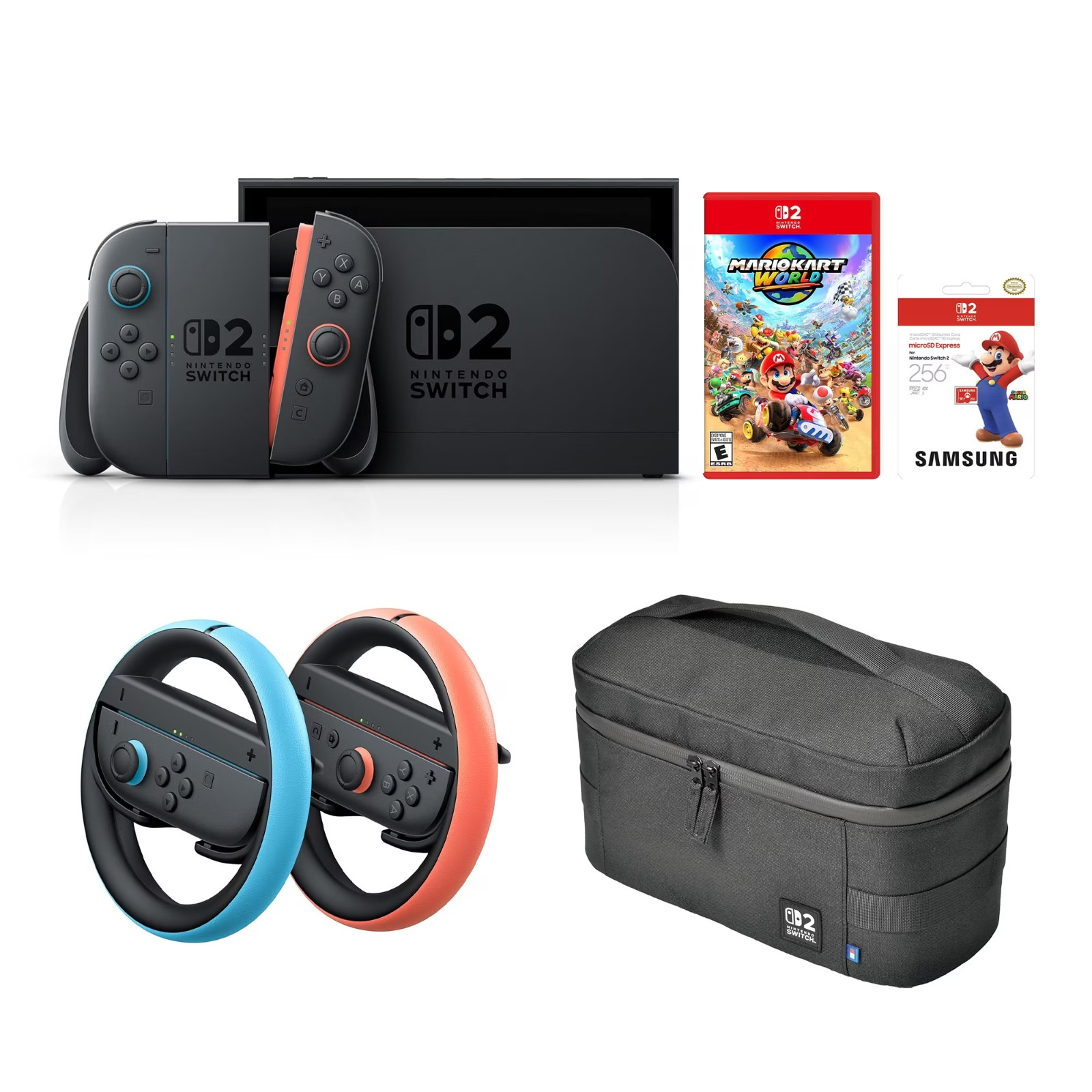 Nintendo Switch 2 Handheld Console Mario Kart World Bundle NEW