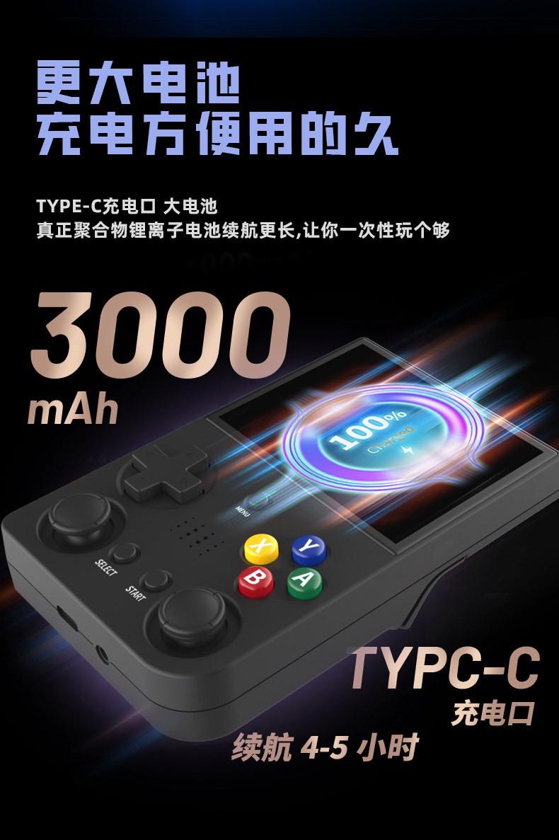 Subor Q21 Open-source Handheld Gaming Console 3.5”IPS 3000mAh Brand New