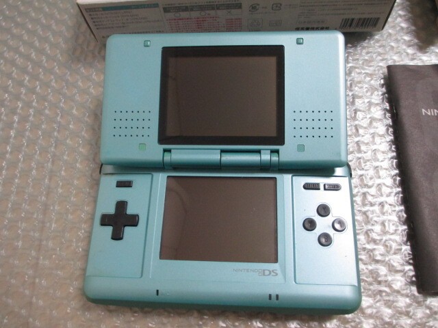 Nintendo DS Handheld Console Turquoise Blue No Power Cord