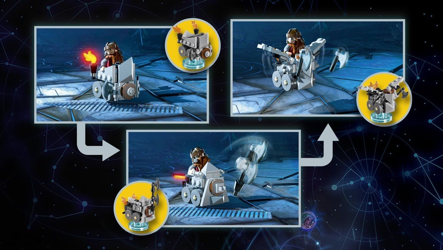 LEGO Dimensions 71209 Gimli Fun Pack – Lord of the Rings – NEW Sealed Retired