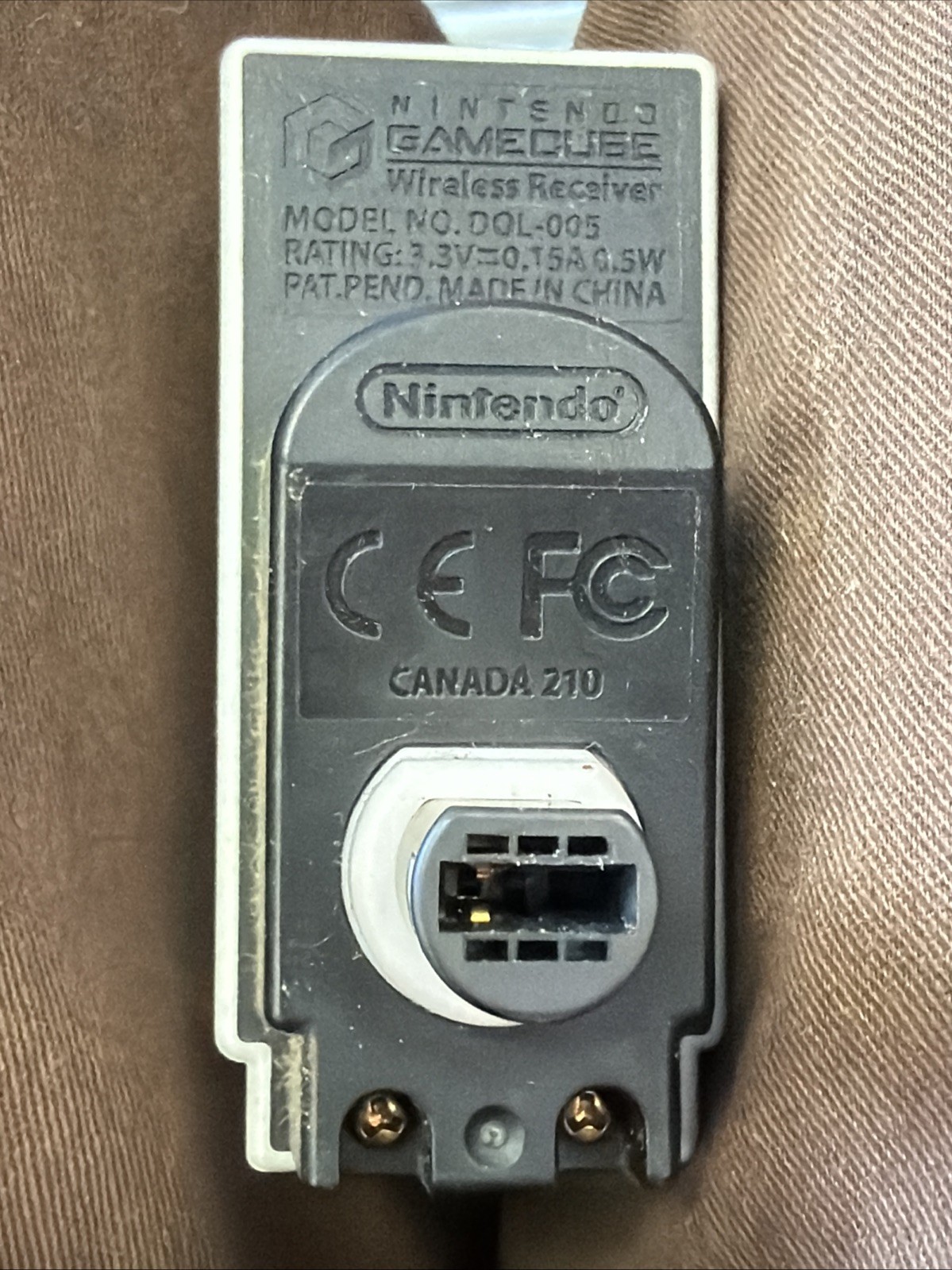 Nintendo GameCube WaveBird Controller Receiver ONLY DOL-005 Authentic OEM