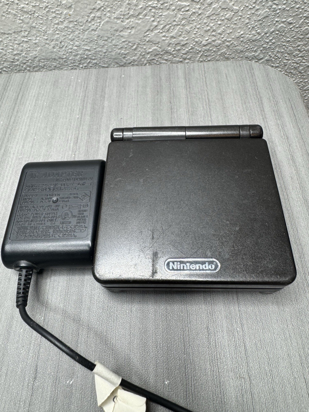 Nintendo Game Boy Advance SP Handheld System – GBA SP Onyx Black AGS 001