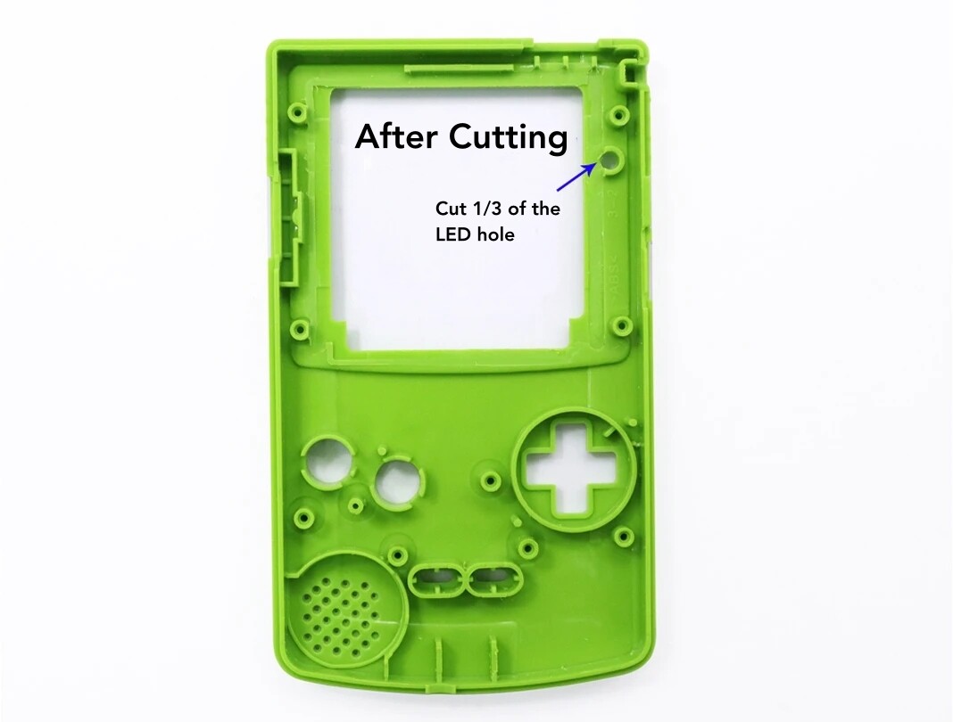 GameBoy Color Q5 V4 IPS Backlight Kit Illuminated Logo + Shell for Game Boy GBC