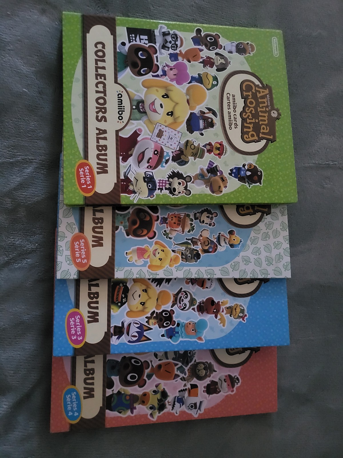 Nintendo Animal Crossing amiibo Cards Series 1,3,4 and 5 Collectors Album