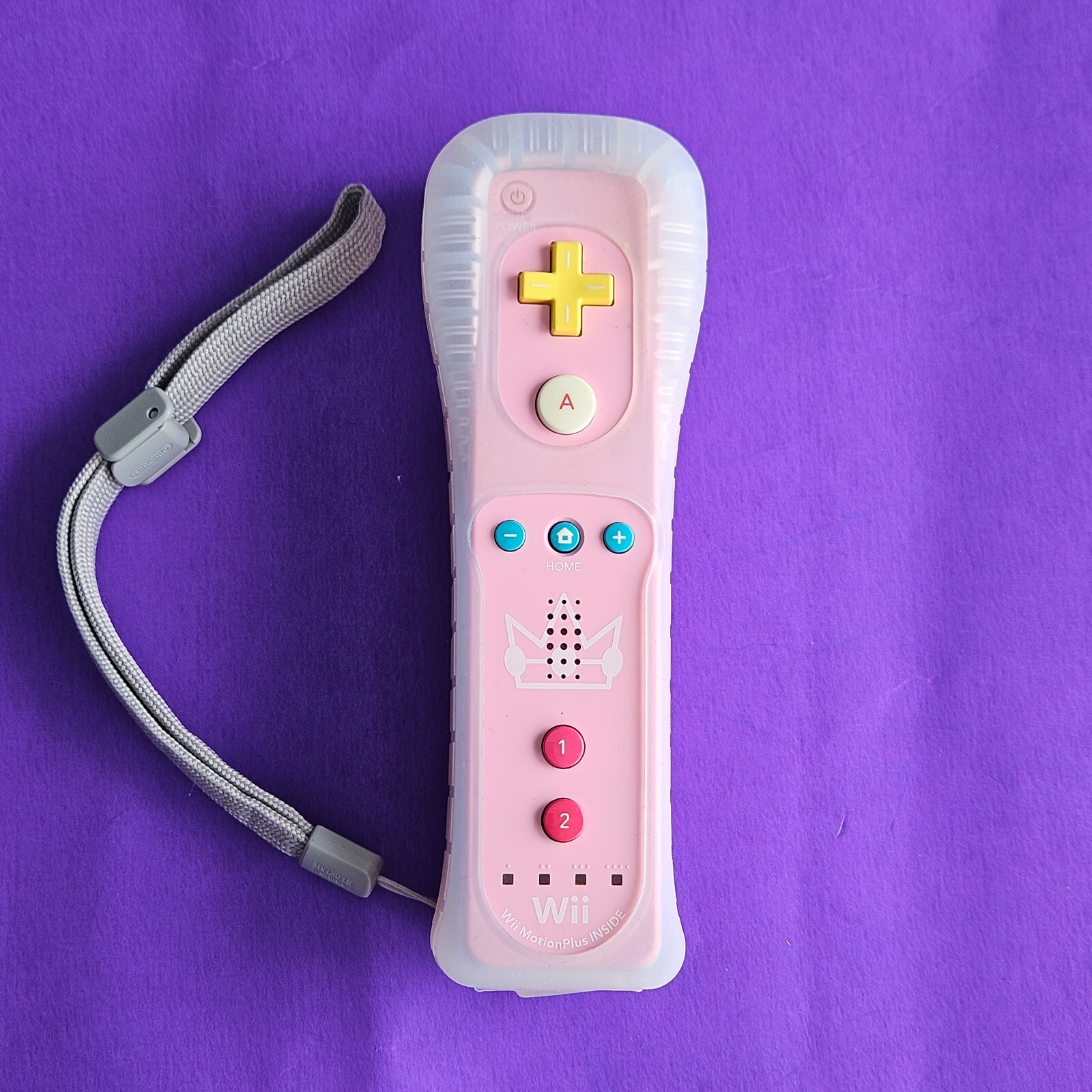 Official Wii Remote PEACH 🍑Nintendo Motion Plus Inside 👾 Wii U OEM