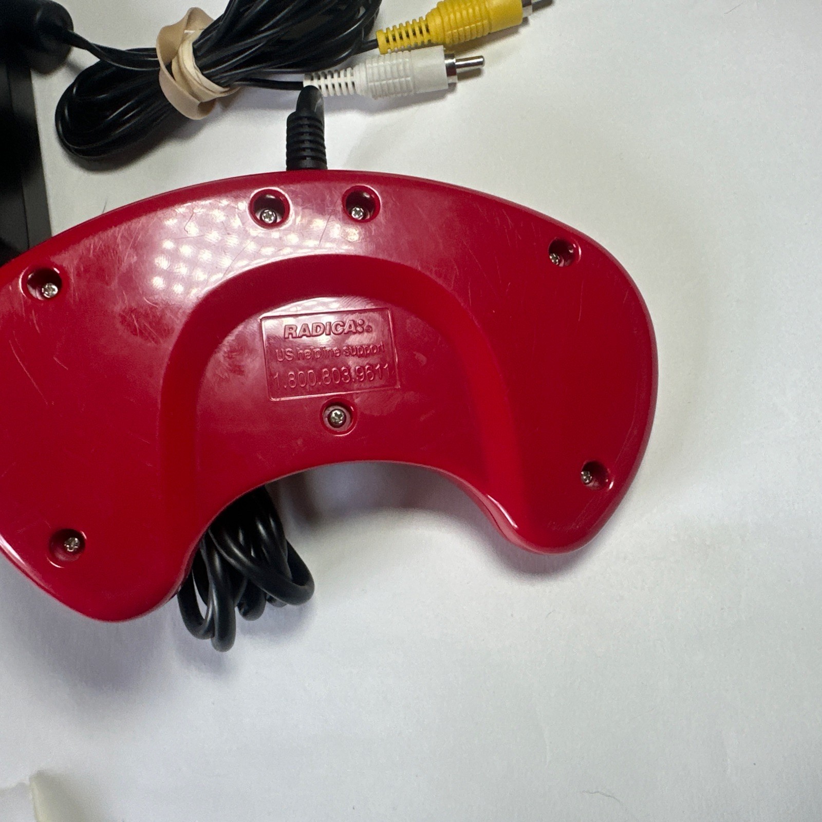 Radica Sega Genesis 16-BIT Red Power Plug & Play 6-in-1 Game System TESTED
