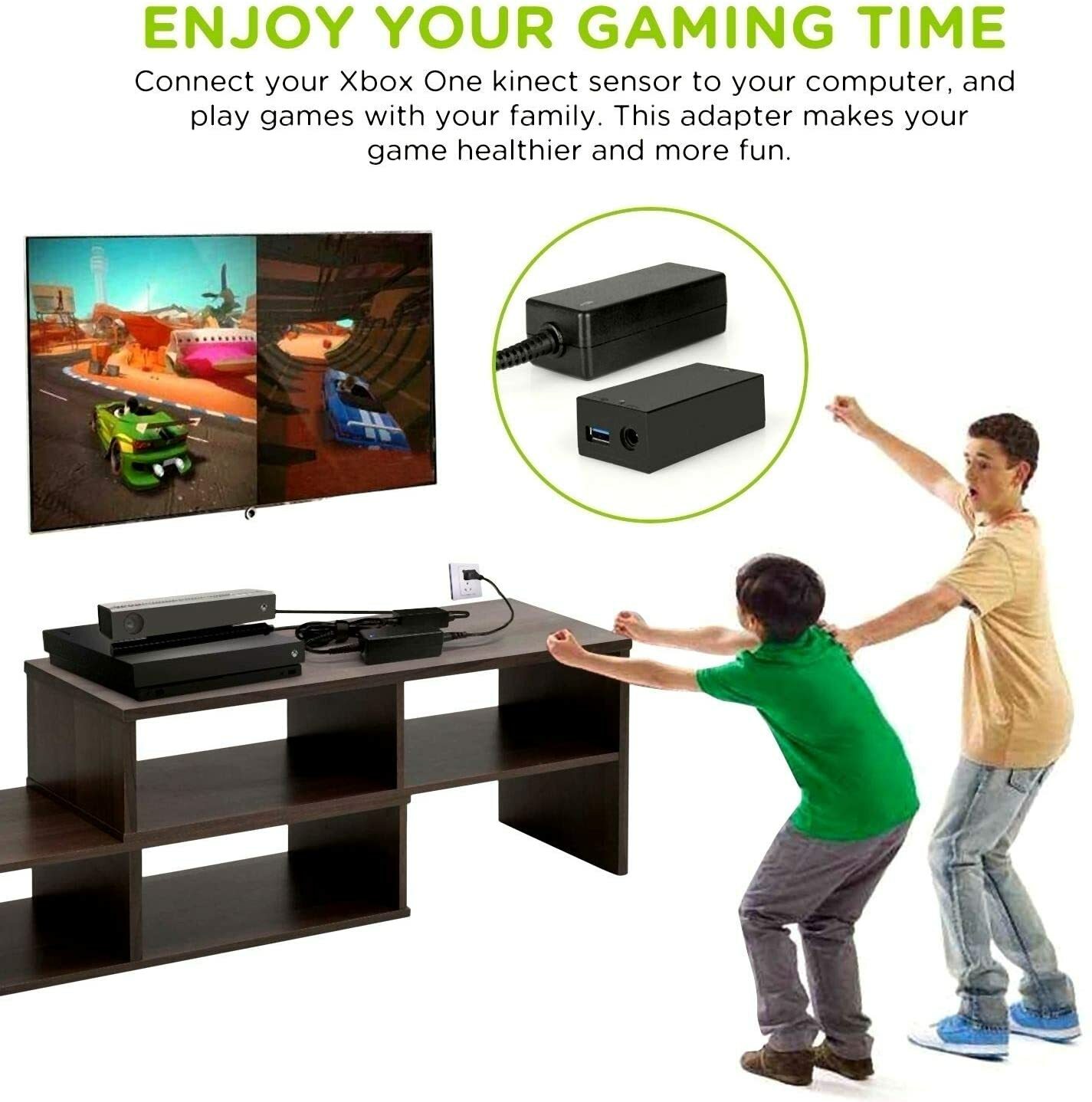 New Kinect Adapter Motion Camera For Xbox One S / Xbox One X Windows 8 8.1 10 PC