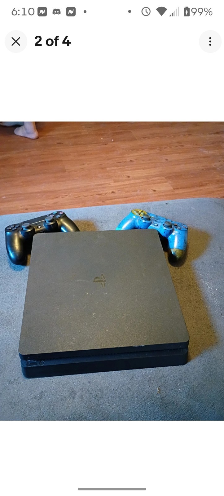 Sony PlayStation 4 Slim 1TB Console – Jet Black