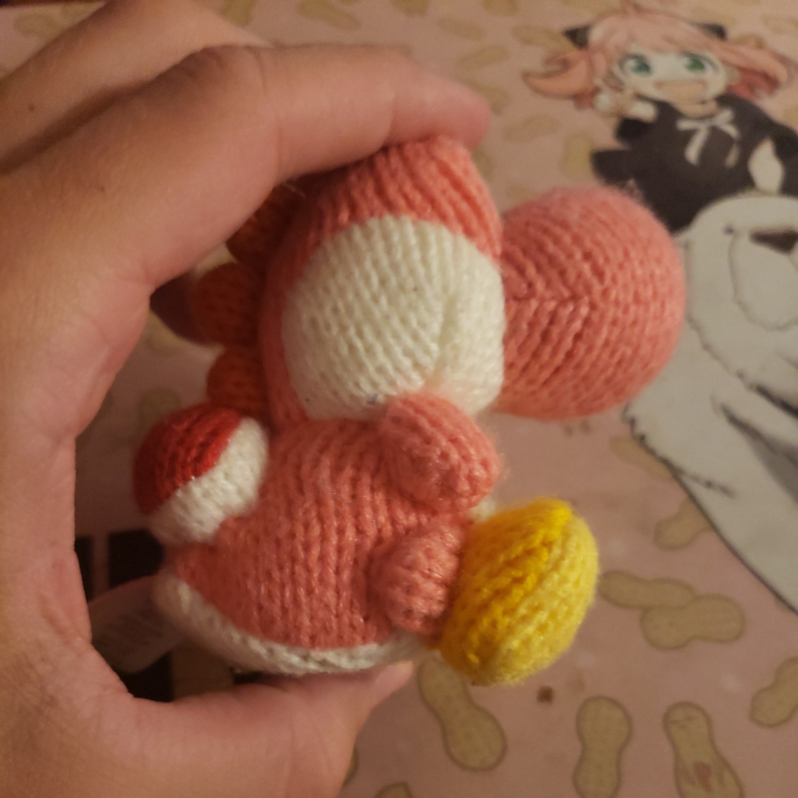 Nintendo Amiibo Pink Yarn Yoshi Yarn Figure Yoshi’s Woolly World 2015 Nintendo
