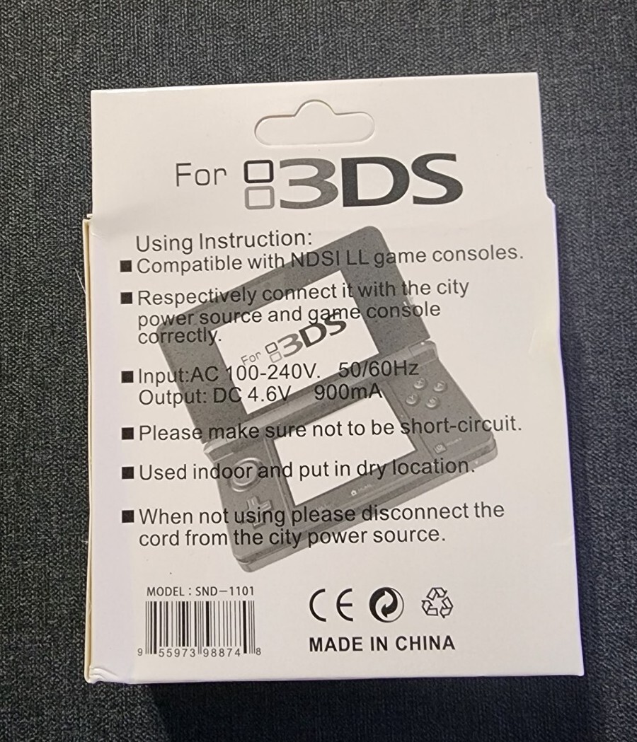 New For Nintendo 3DS/3DS XL/Nintendo DSi Charger AC Adapter Wall Power Supply