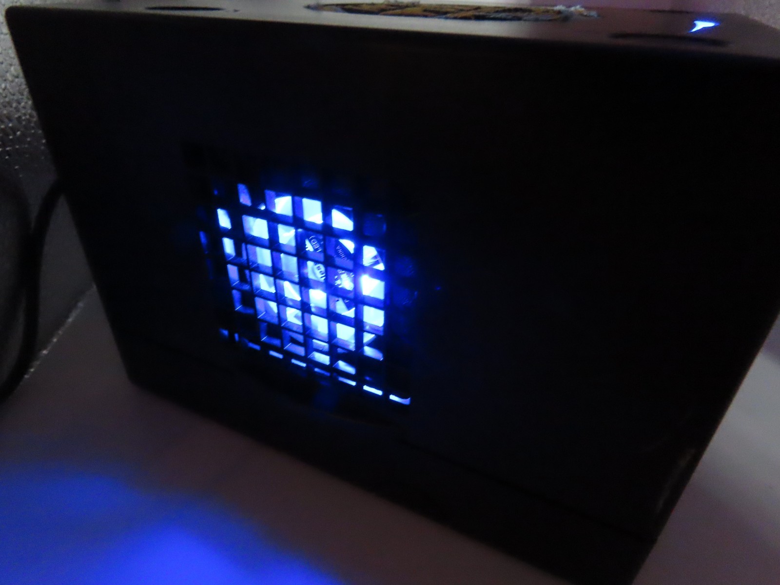 Nintendo GameCube Fan Assembly color changing multi colored light mod DEMO VIDEO