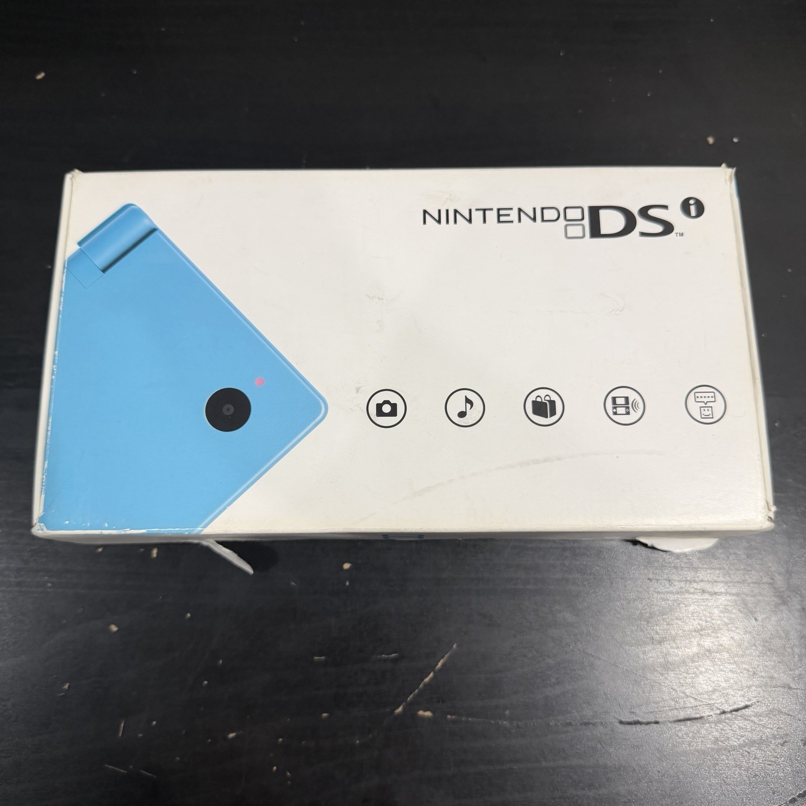 Nintendo DSi Light Blue Handheld BOX ONLY Great Condition NO HANDHELD
