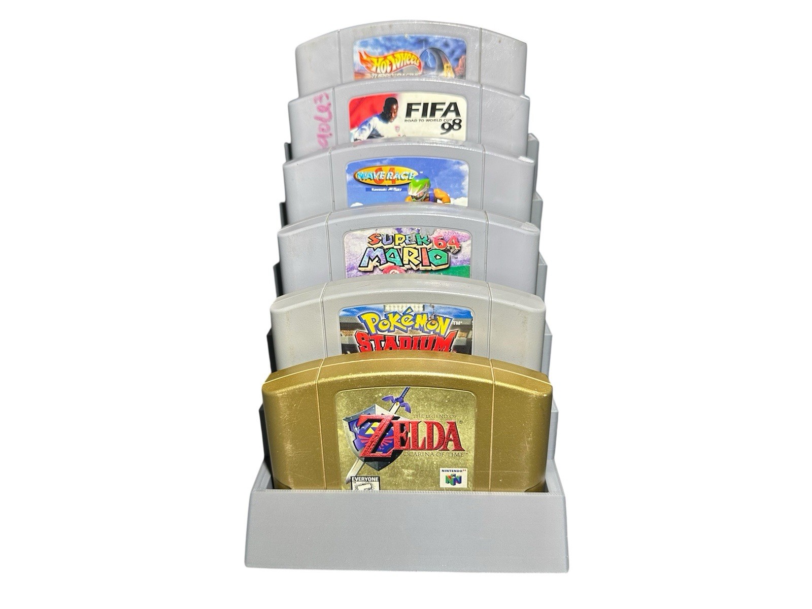 N64 Nintendo 64 Game Cartridge Display Stand Modular Expandable 3D Printed