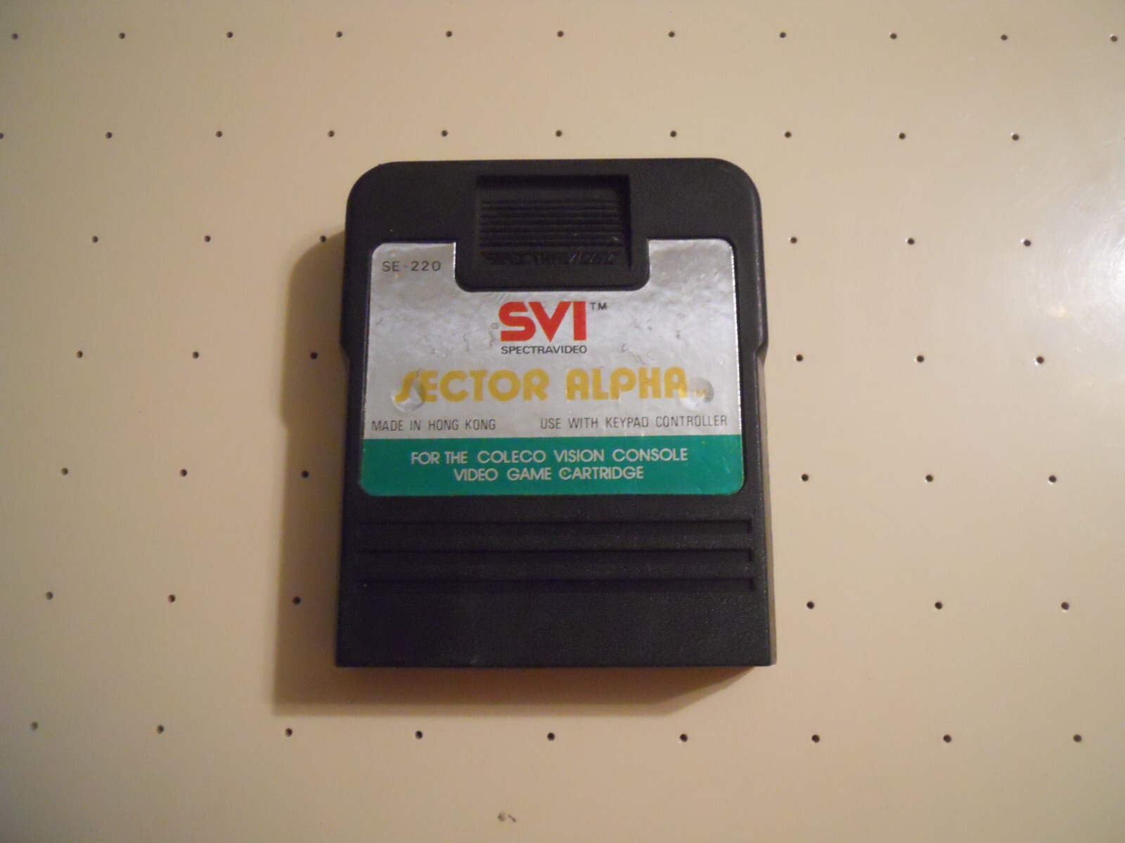 Sector Alpha by Spectravideo (ColecoVision, 1983) Cartridge w/Mnl – Tested/Works