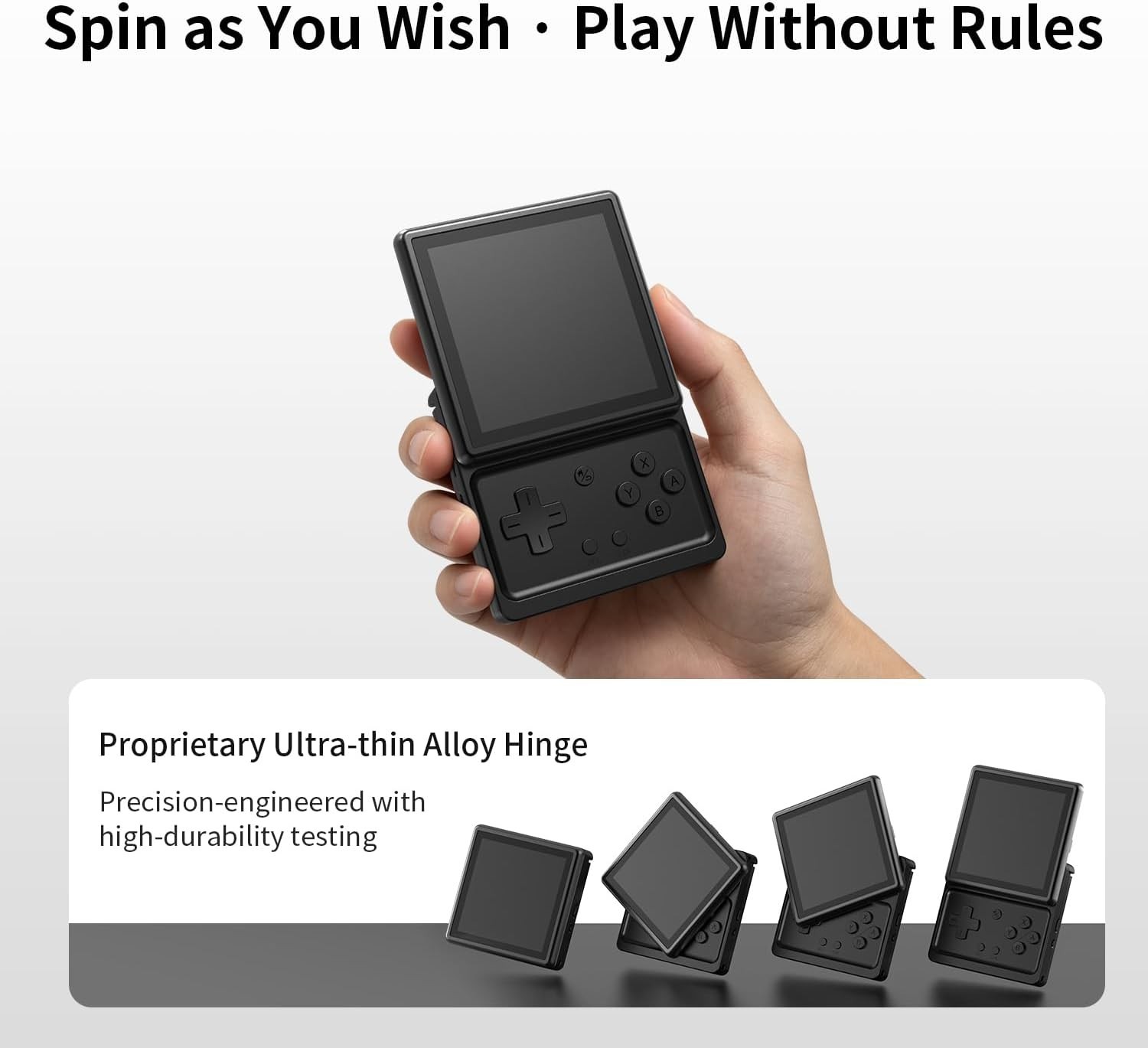 Lightweight Anbernic RG Rotate with 32GB Storage – Perfect for On-the-Go Gaming