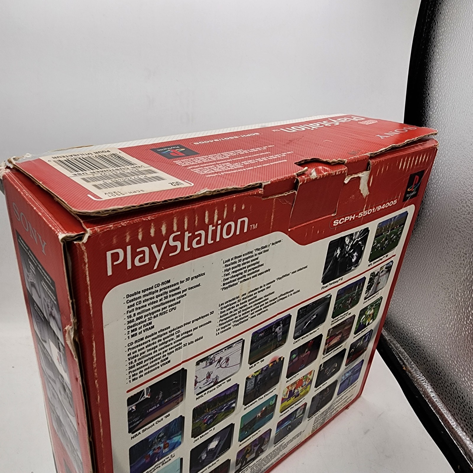 Sony Playstation 1 PS1 SCPH-5501/94005 Console Box Only No Console