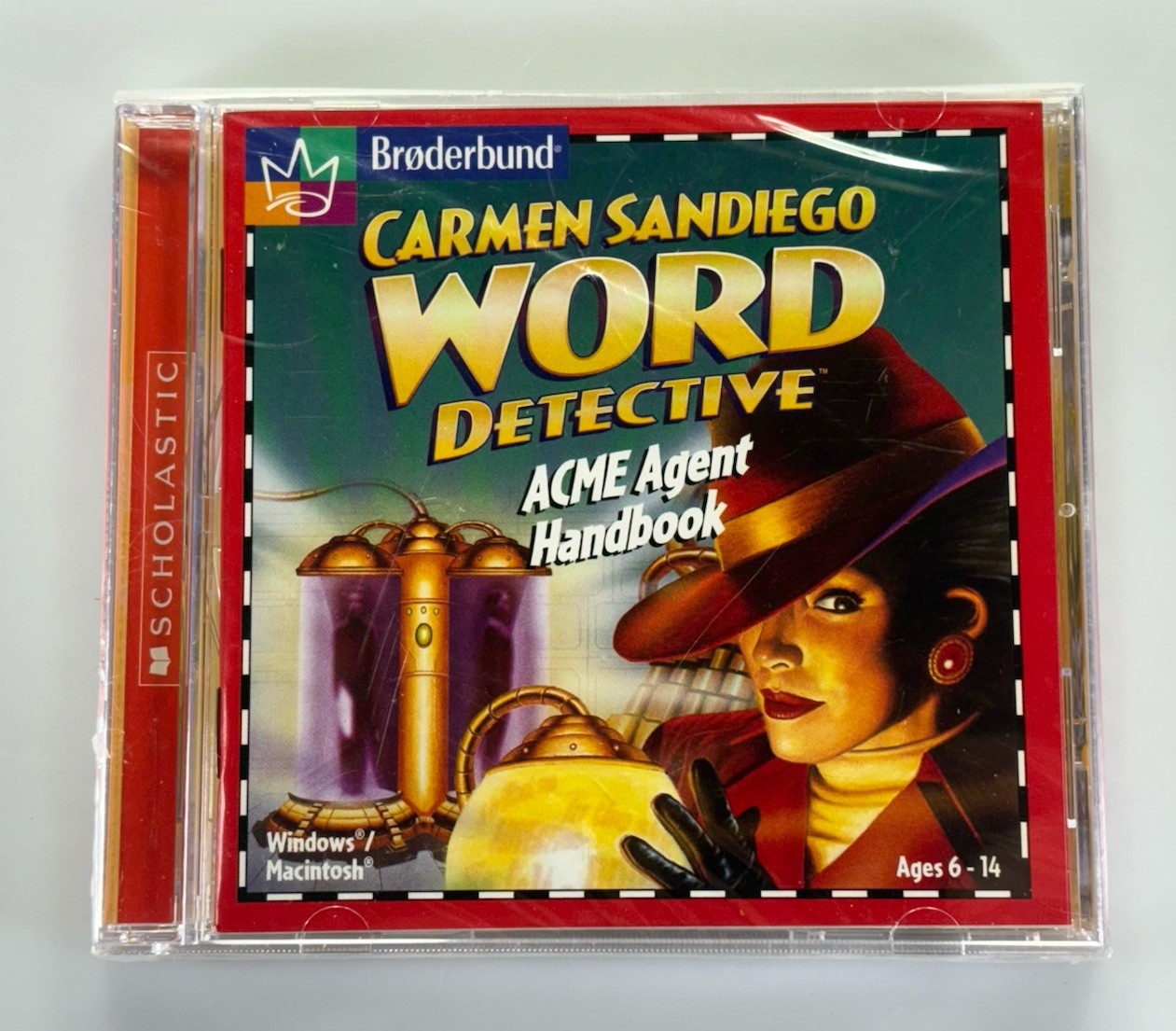 Brodeurbund Carmen SanDiego Word Detective Acme Agent Handbook (PC/MAC) SEALED!!
