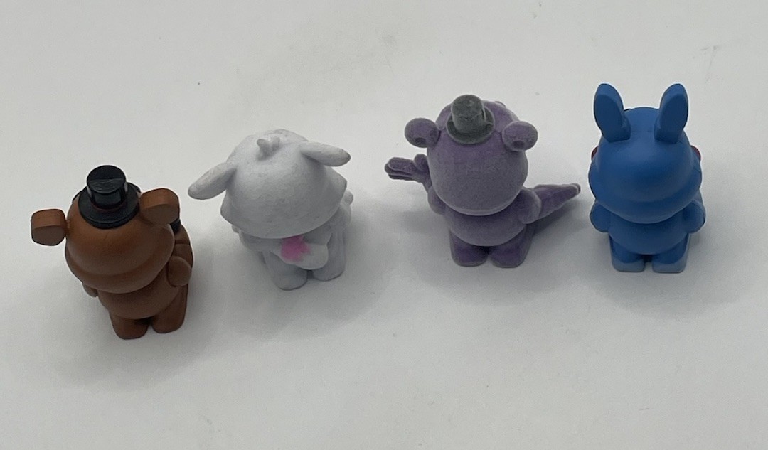 Five Nights At Freddys Faz’s Fizzy Station Mini Figure Lot (4) FNAF Mr Hippo ++