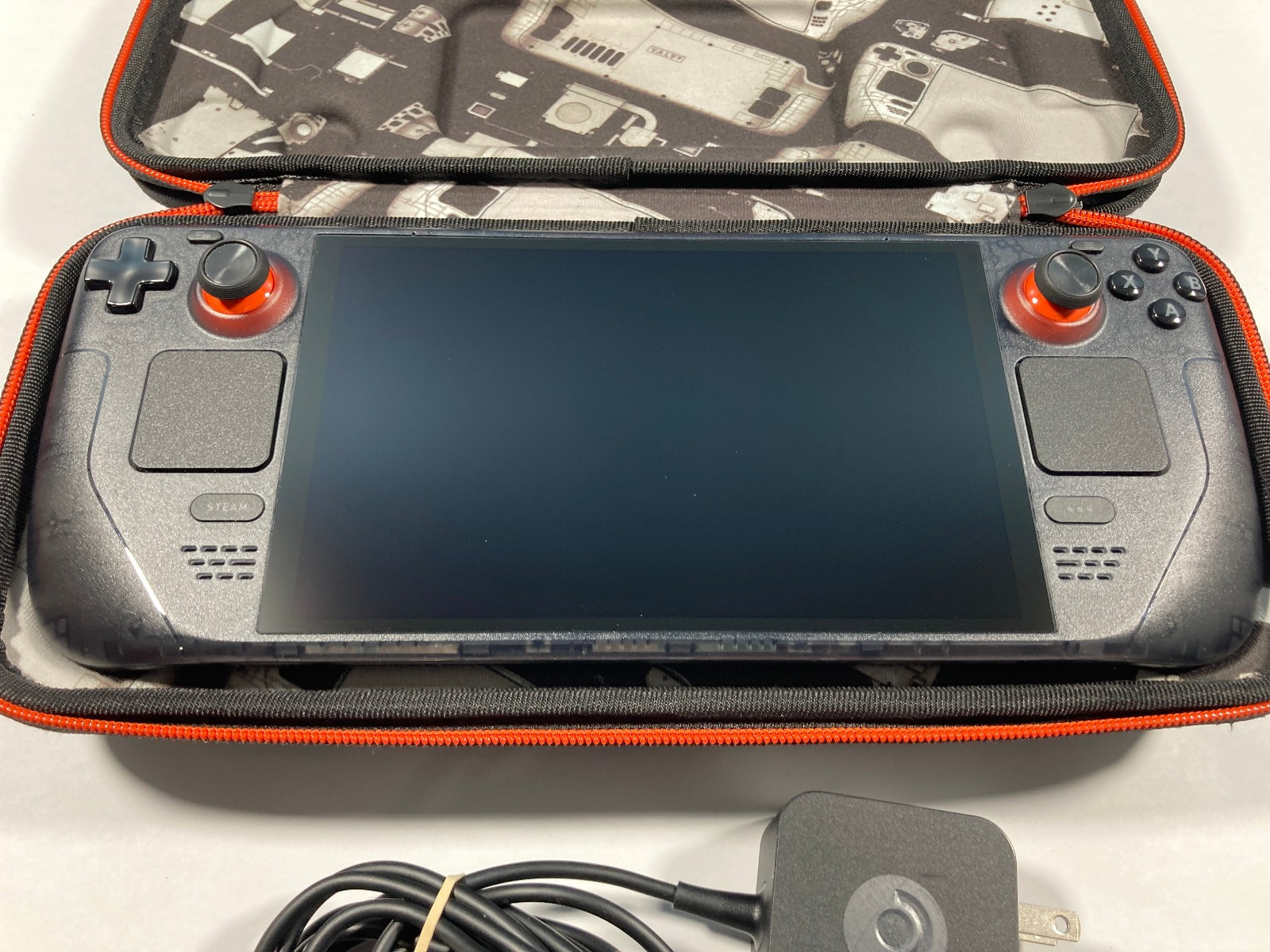 Valve Steam Deck Limited Edition OLED 1TB Handheld Console – Crack on Rear Screw