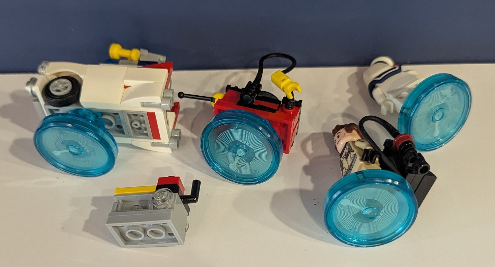 LEGO Dimensions Ghostbusters Venkman Ghost Trap Stay Puft Marshmallollow Ecto 1