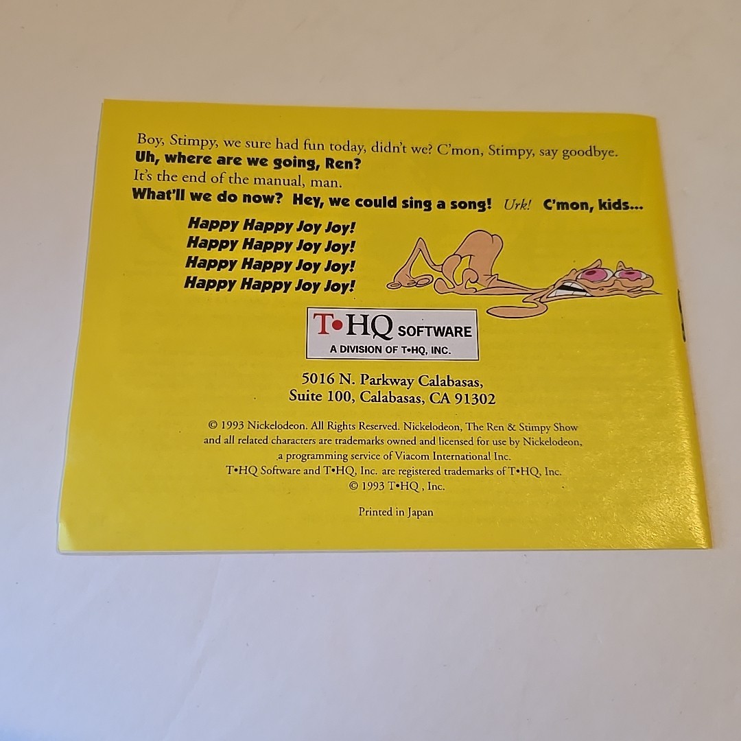 Ren & Stimpy Show: Buckaroo (NES, 1993) Complete CIB