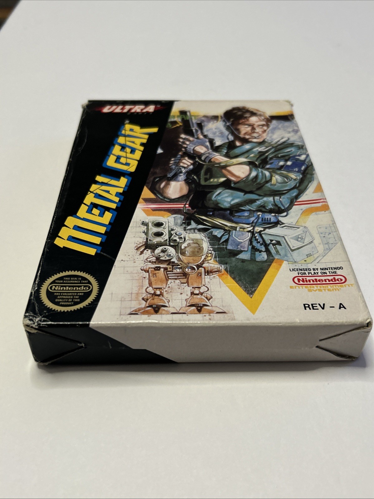 Metal Gear Nintendo NES 1987 Complete in Box (CIB) Original Solid Snake! RARE!